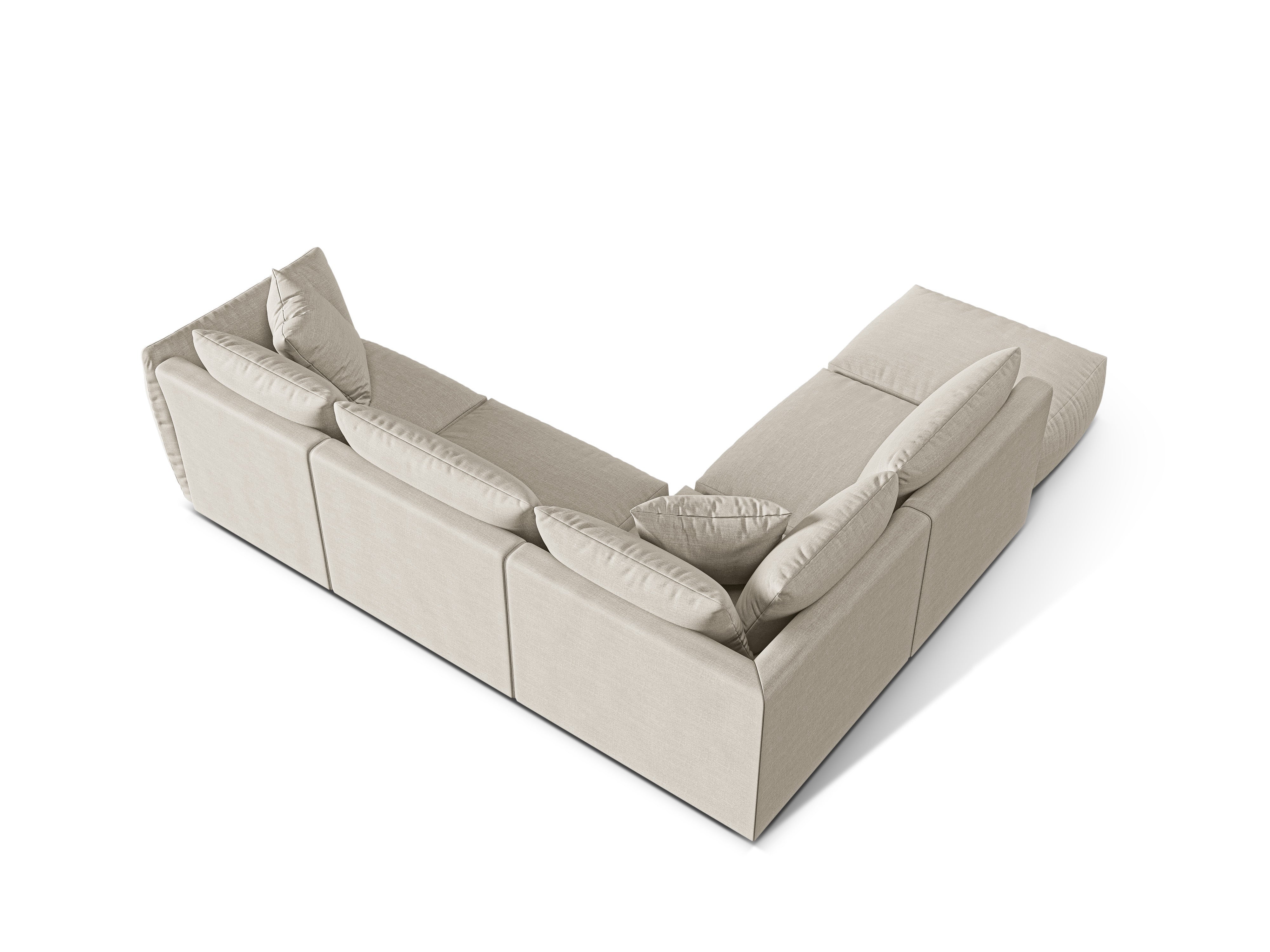 Ecksofa Chris 295x290cm, Material: Strukturstoff