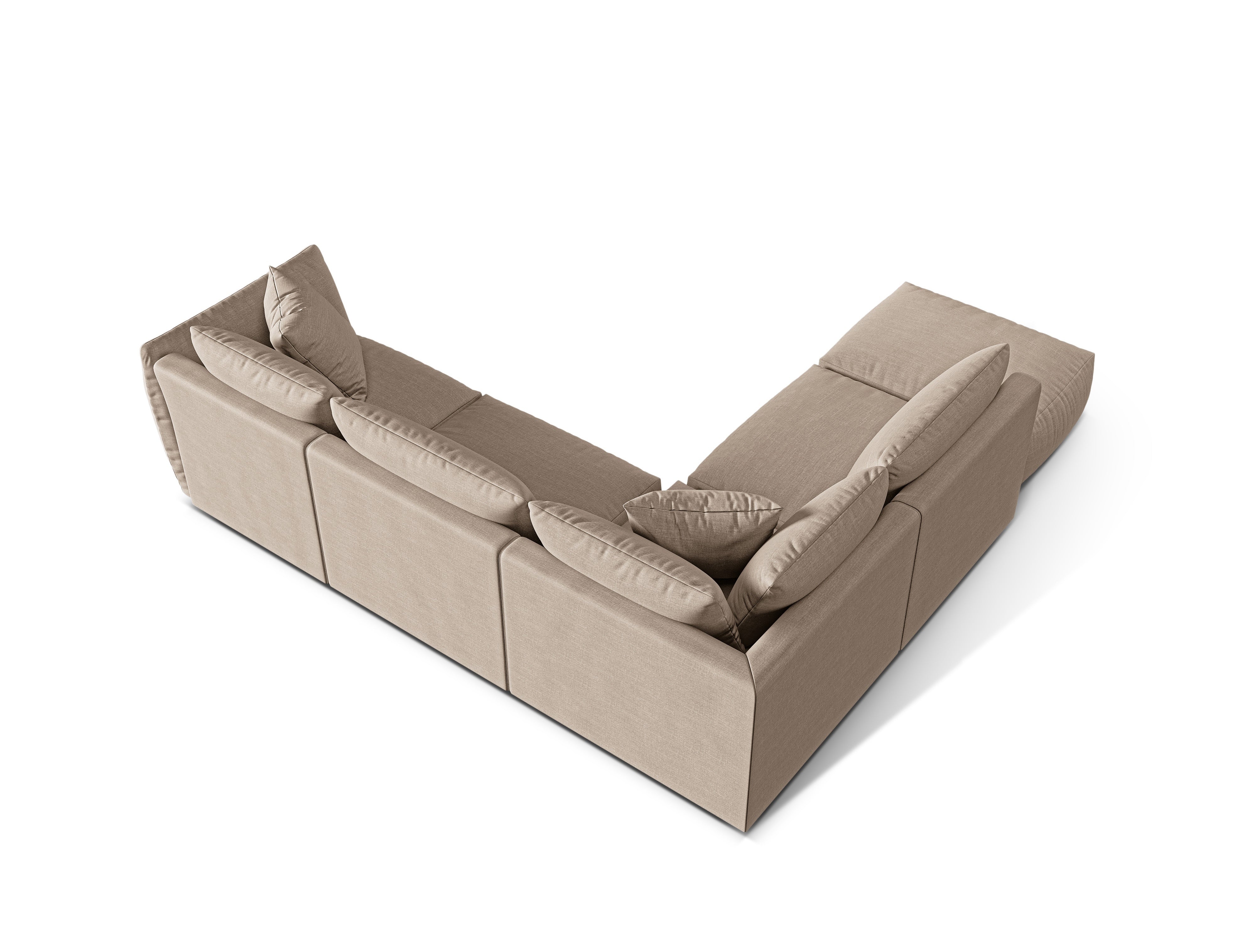 Ecksofa Chris 295x290cm, Material: Strukturstoff