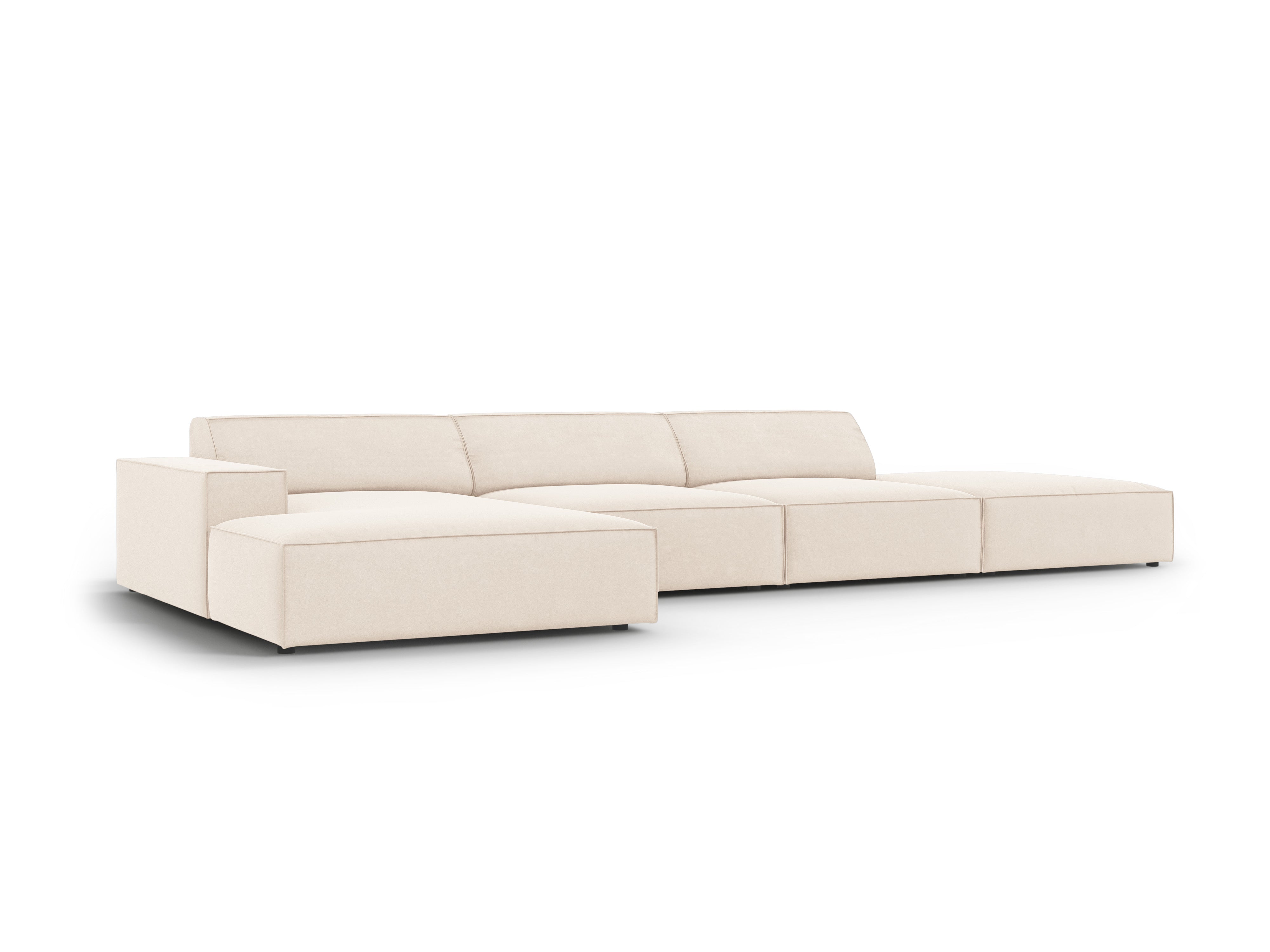 Ecksofa Jodie 341x166cm, Material: Samt