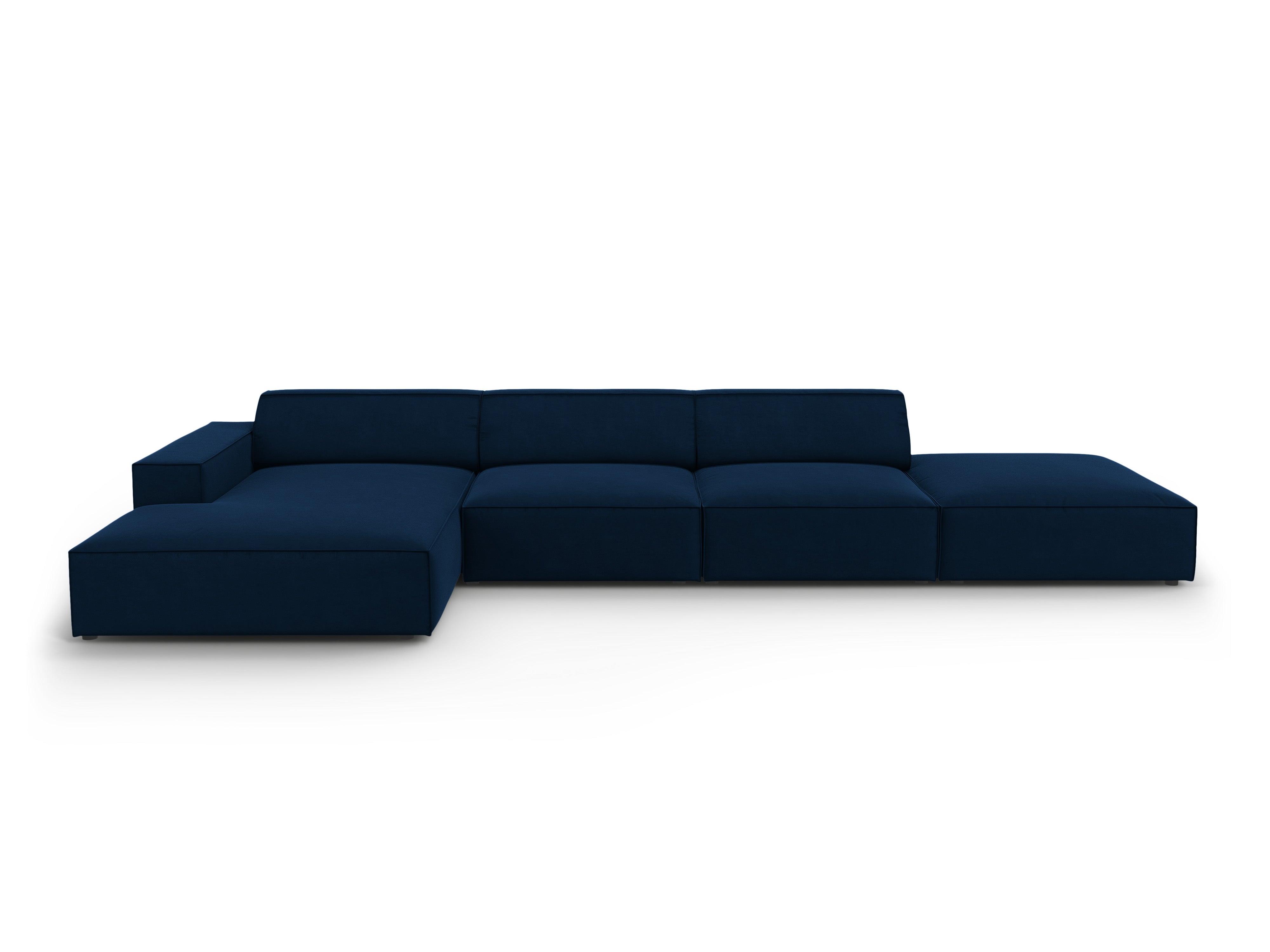 Ecksofa Jodie 341x166cm, Material: Samt