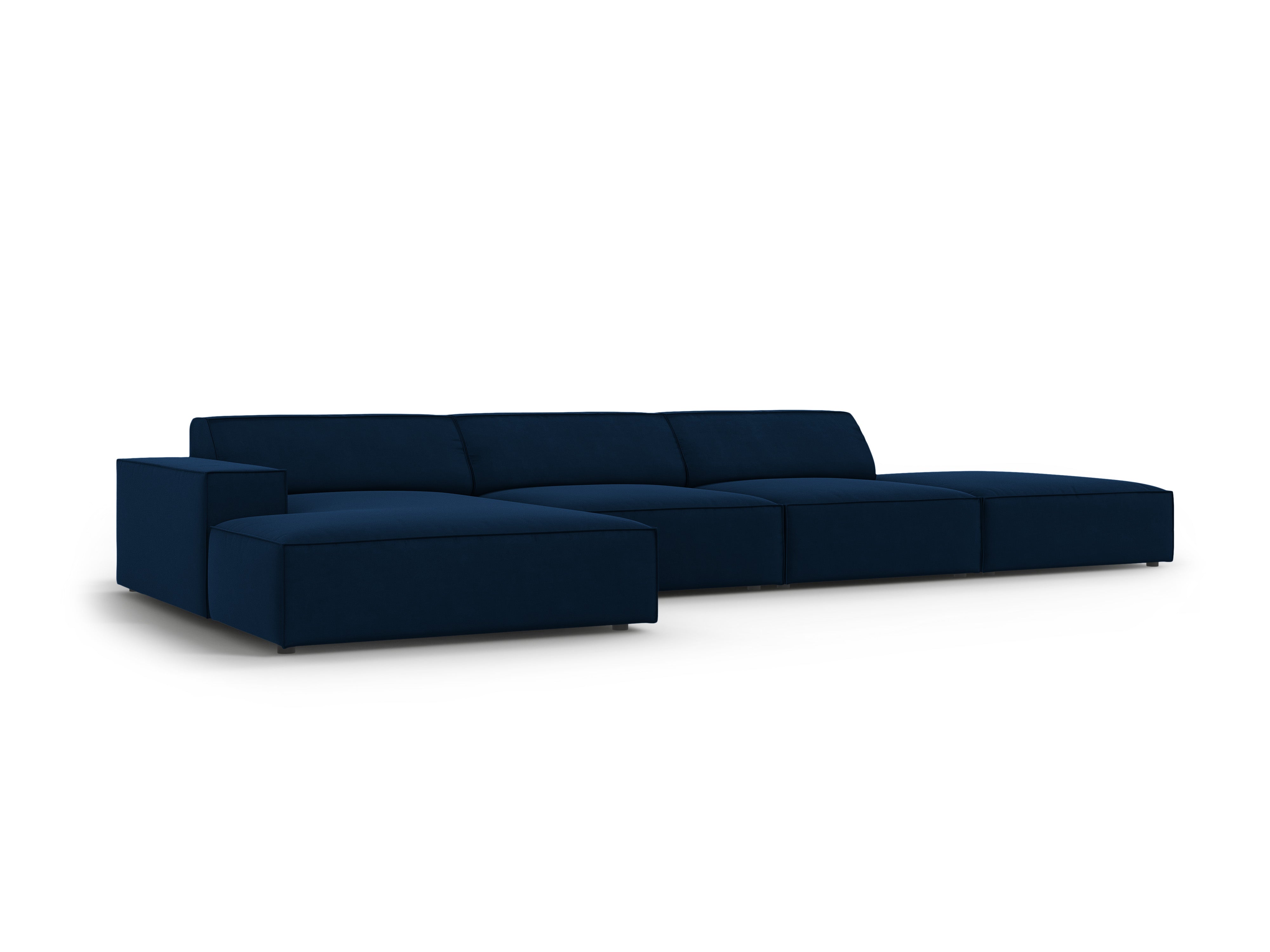 Ecksofa Jodie 341x166cm, Material: Samt