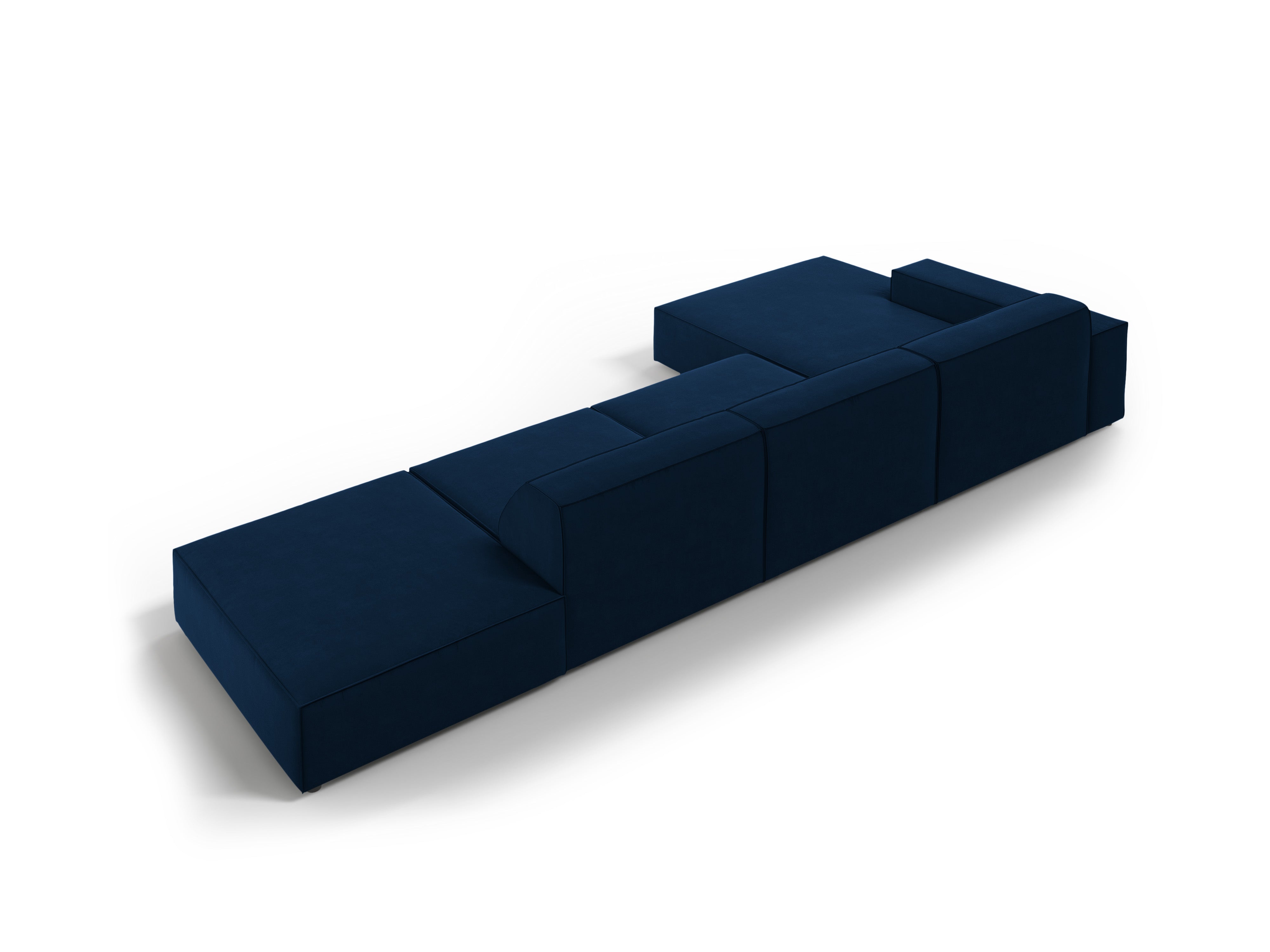 Ecksofa Jodie 341x166cm, Material: Samt