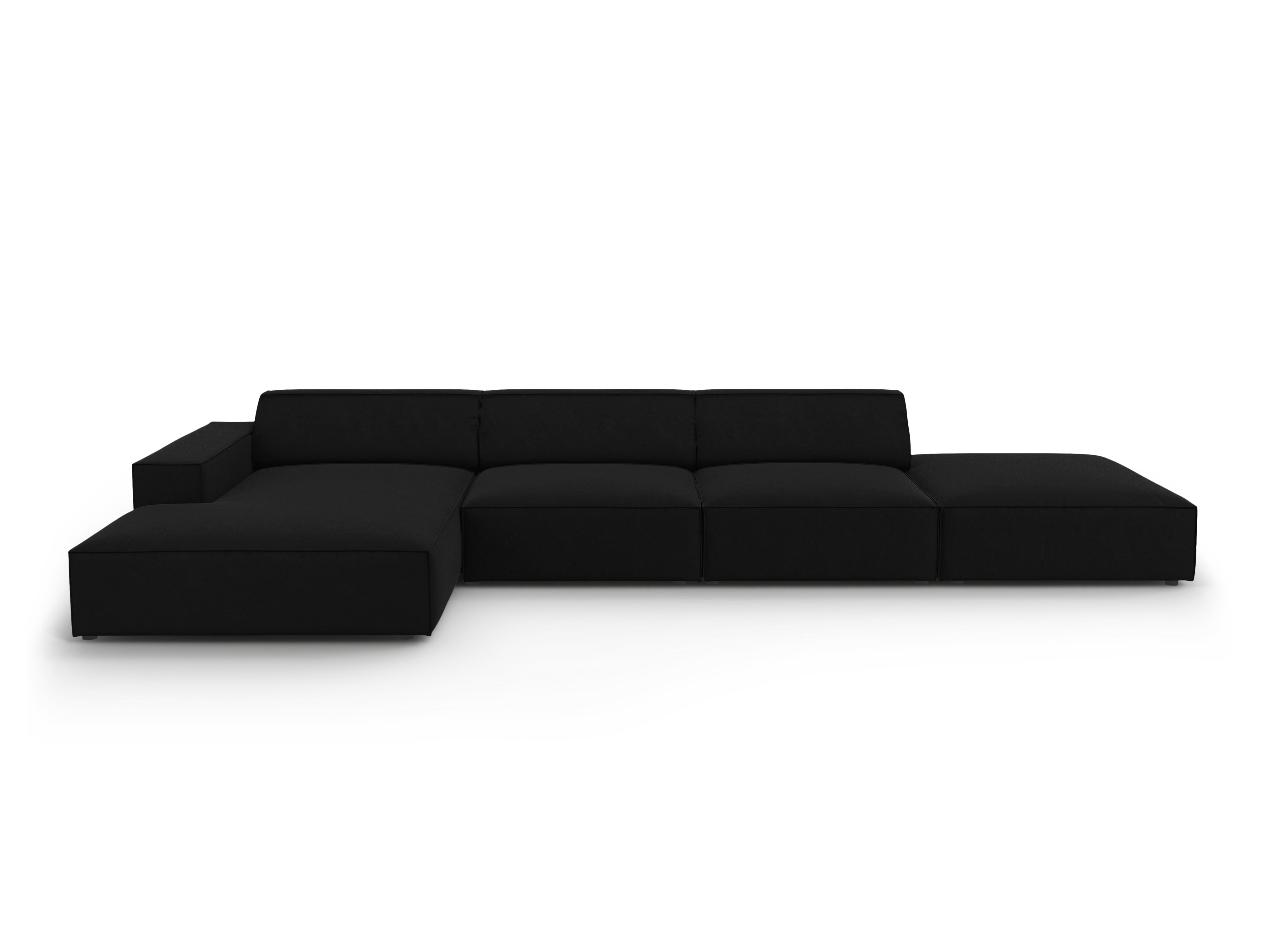 Ecksofa Jodie 341x166cm, Material: Samt