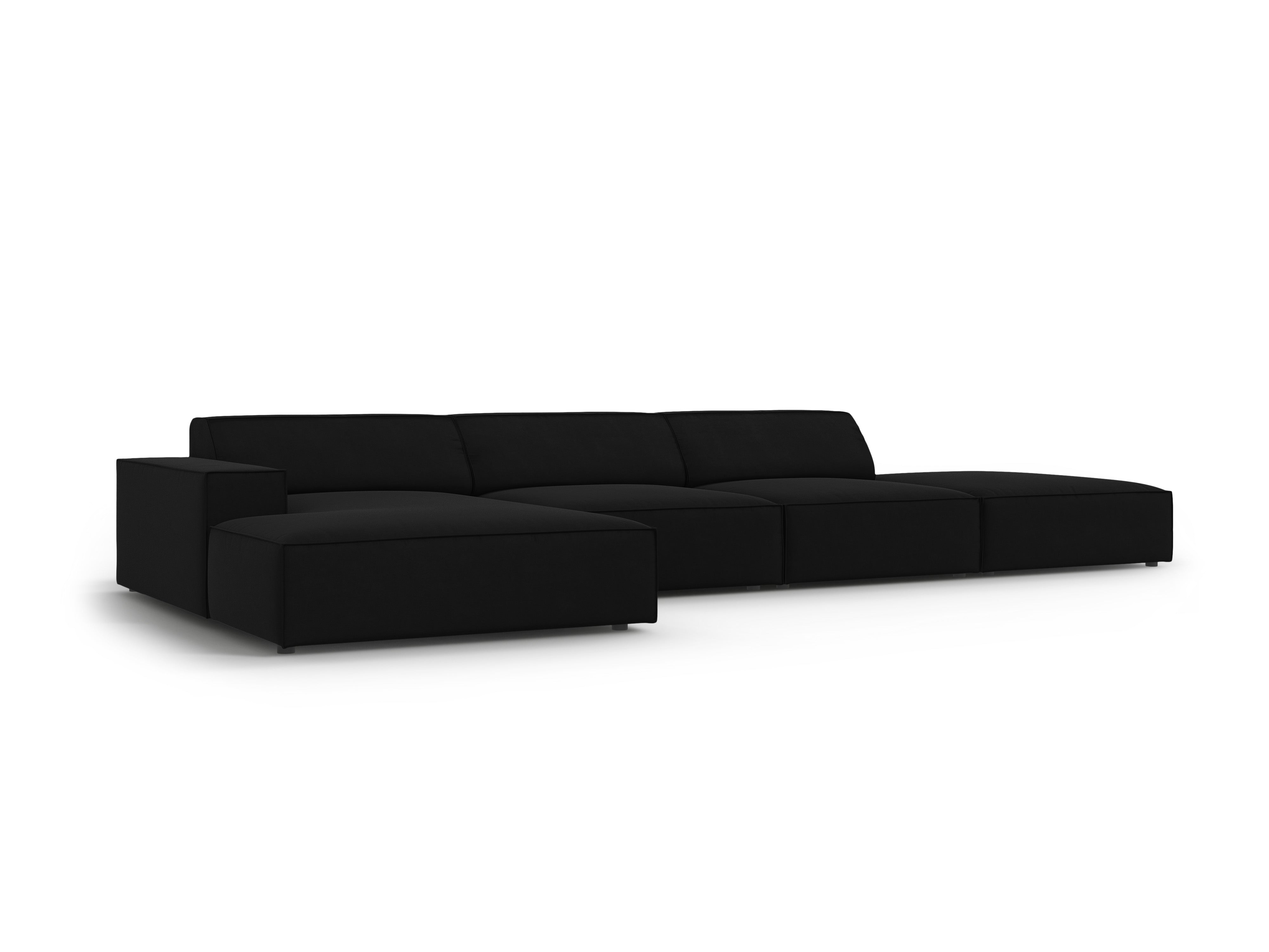 Ecksofa Jodie 341x166cm, Material: Samt