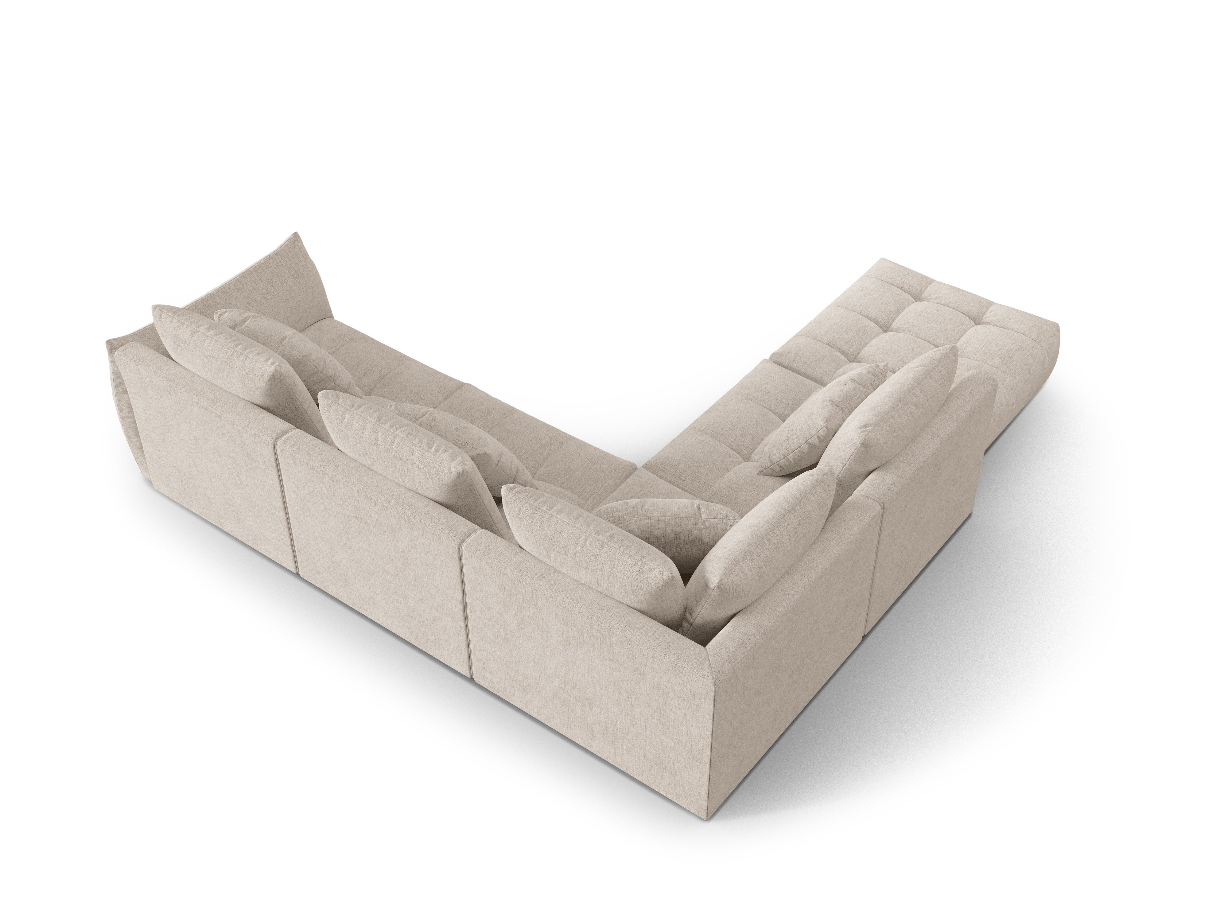 Bloom Ecksofa, 316x310 cm, Material: Strukturstoff