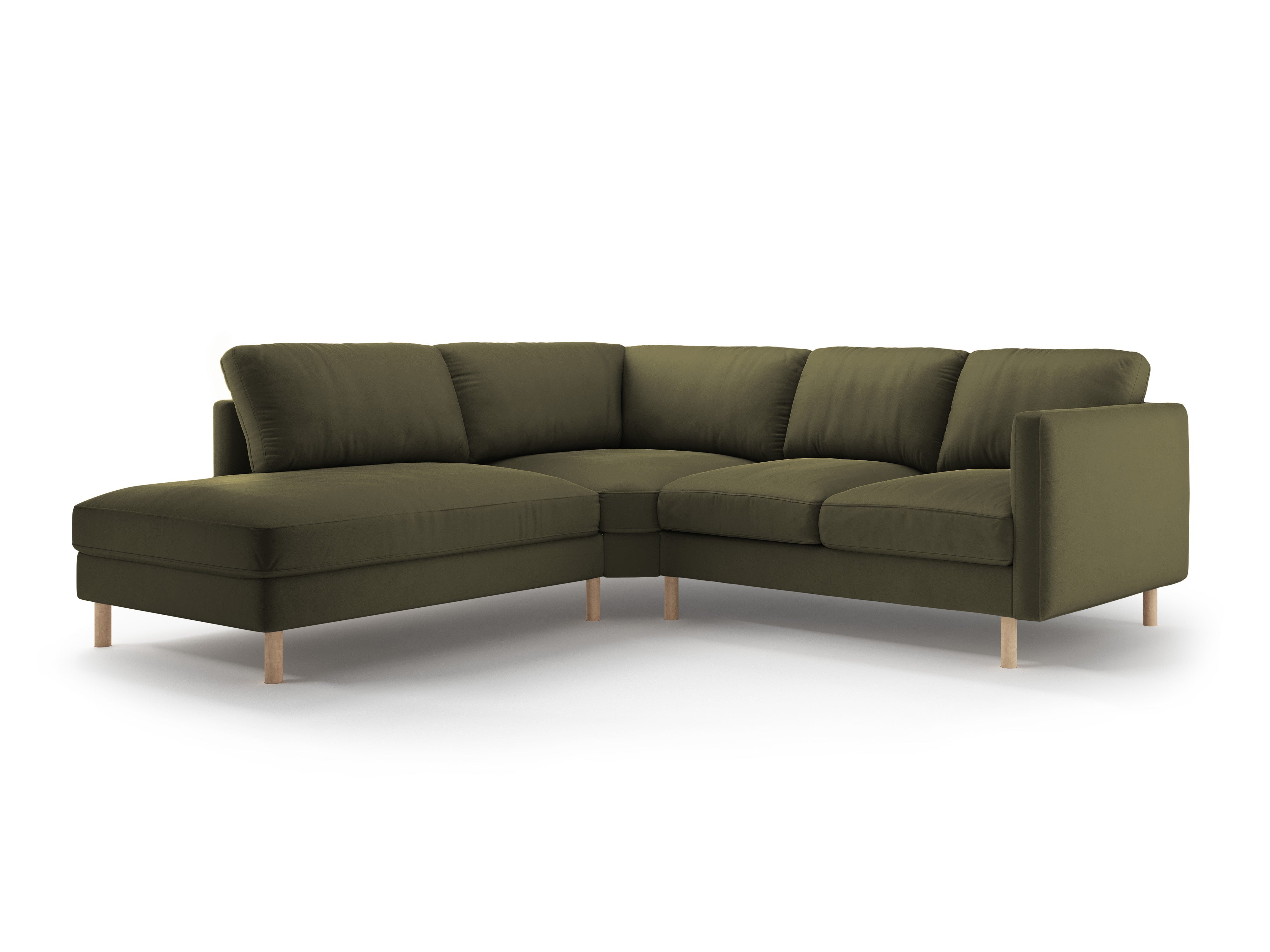 Sofa Eden, 4 Sitze, 267x234cm, Material: Samt