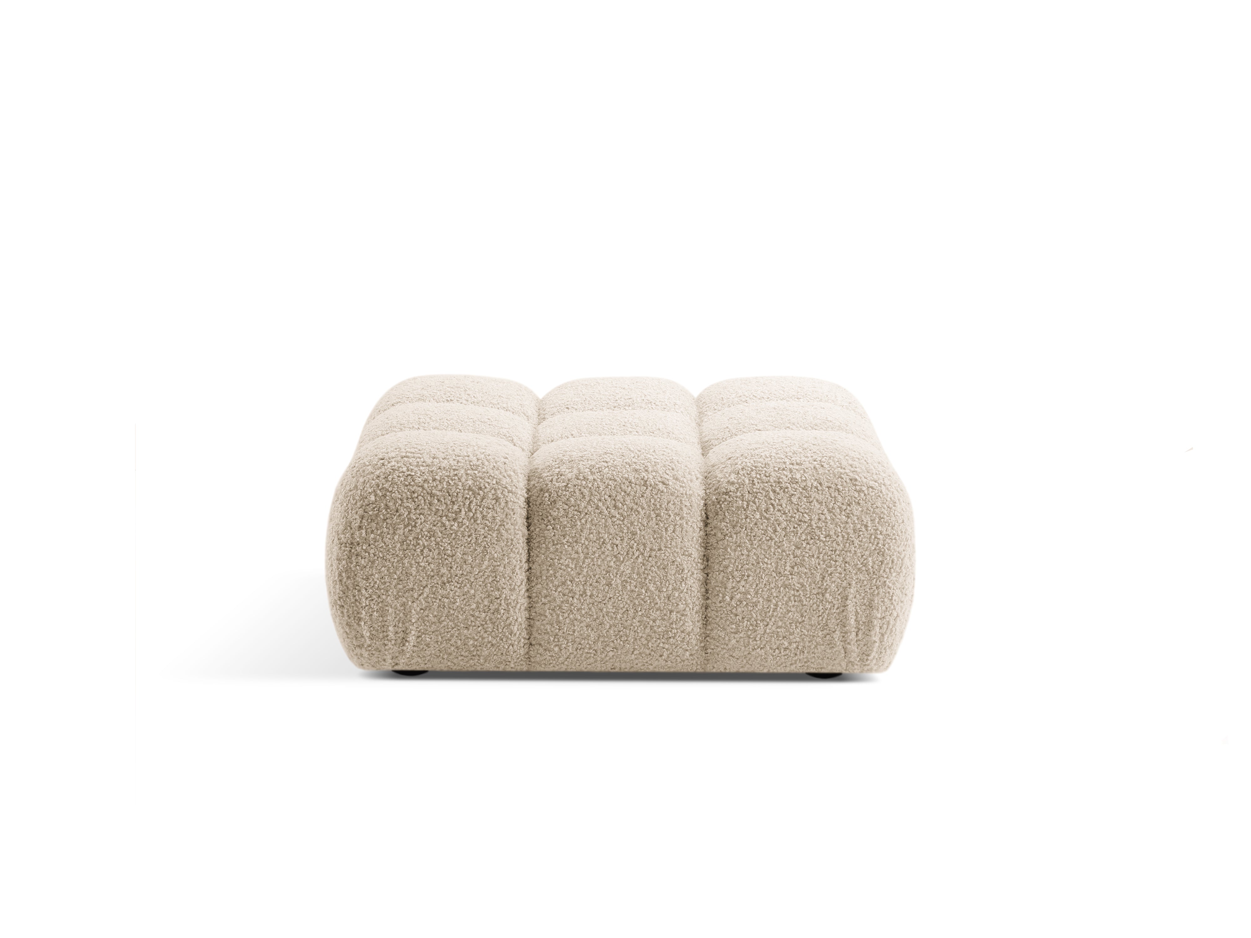 Bellis Hocker 94x94cm, Material: Bouclé