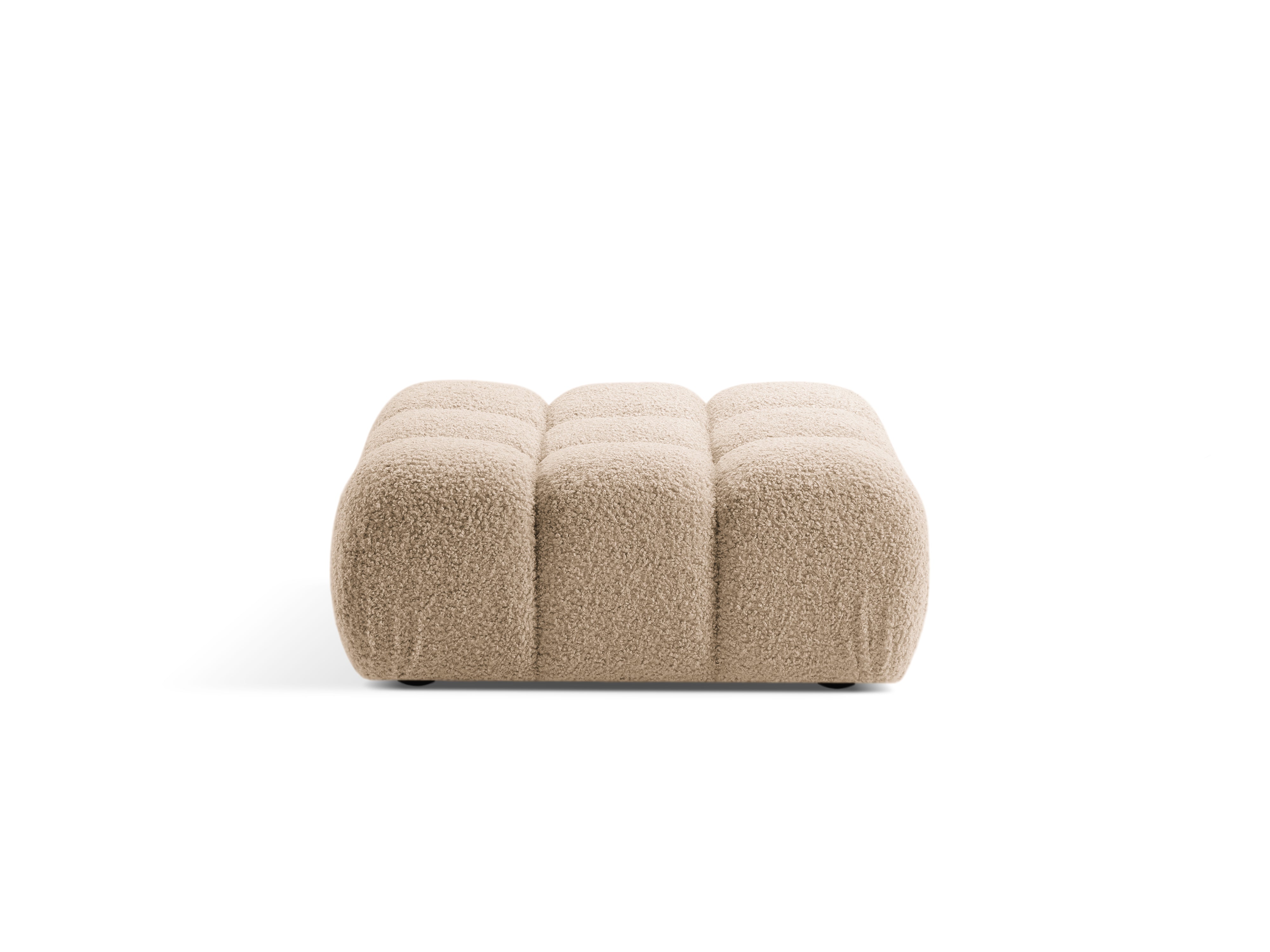 Bellis Hocker 94x94cm, Material: Bouclé