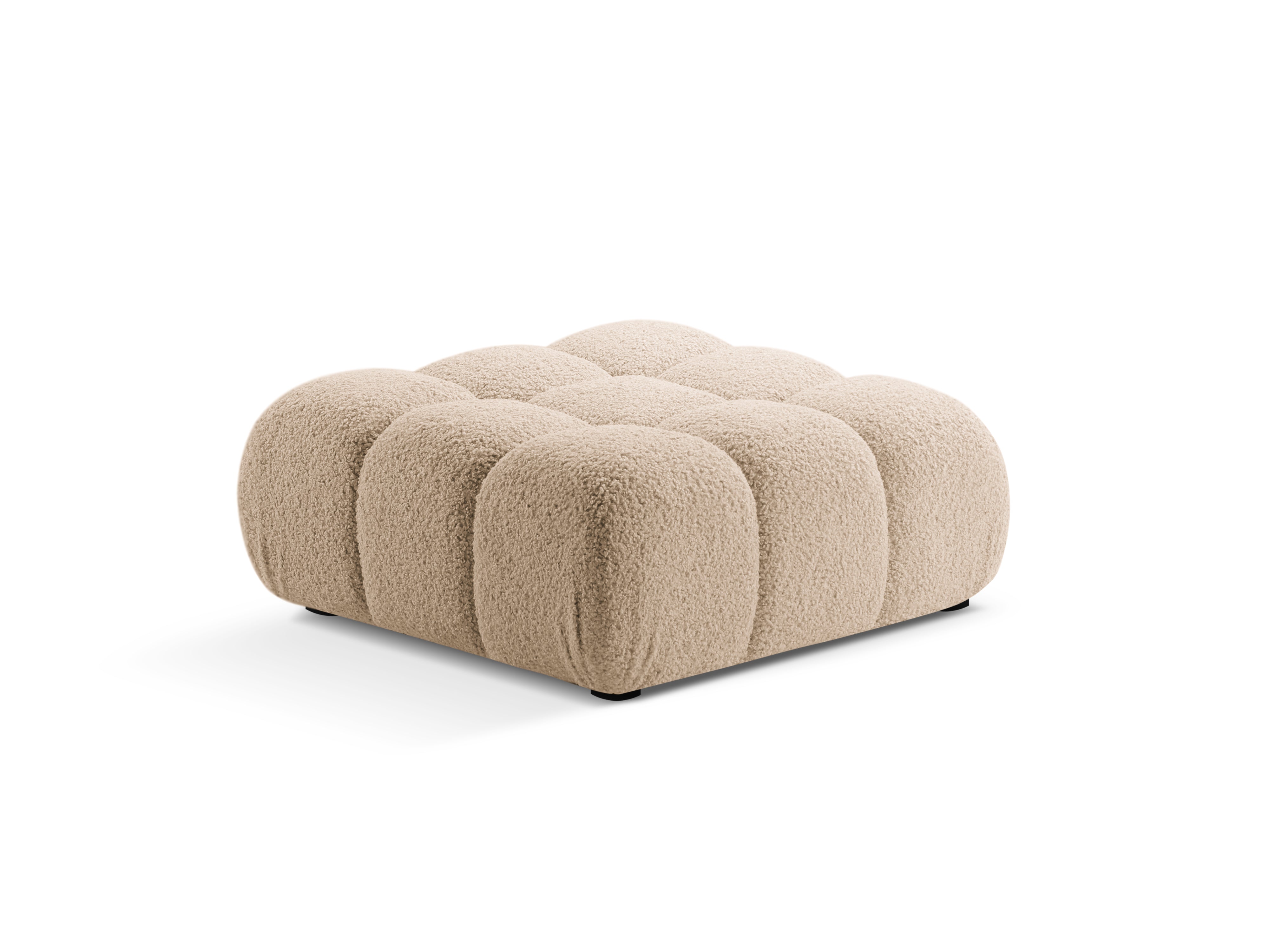 Bellis Hocker 94x94cm, Material: Bouclé