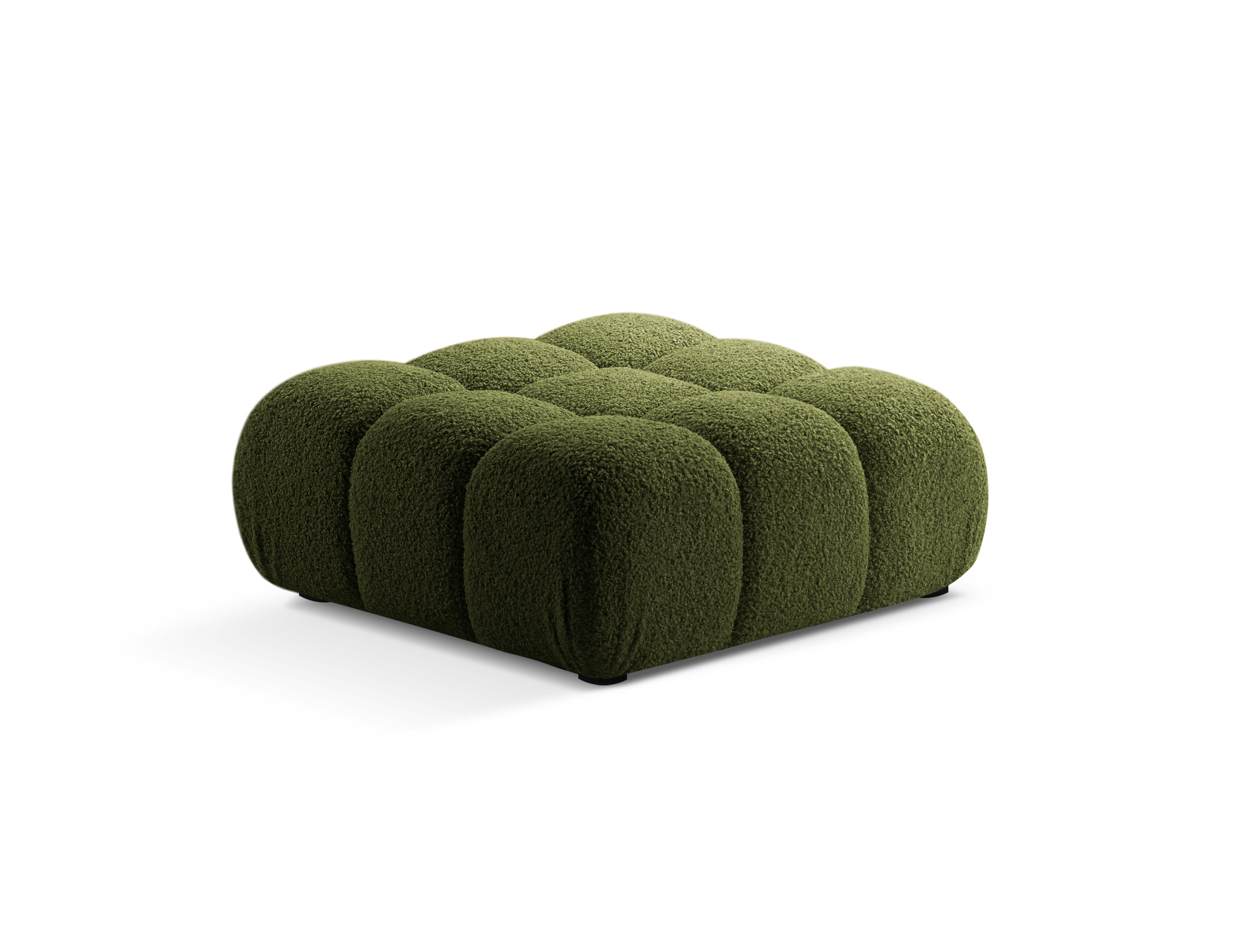 Bellis Hocker 94x94cm, Material: Bouclé