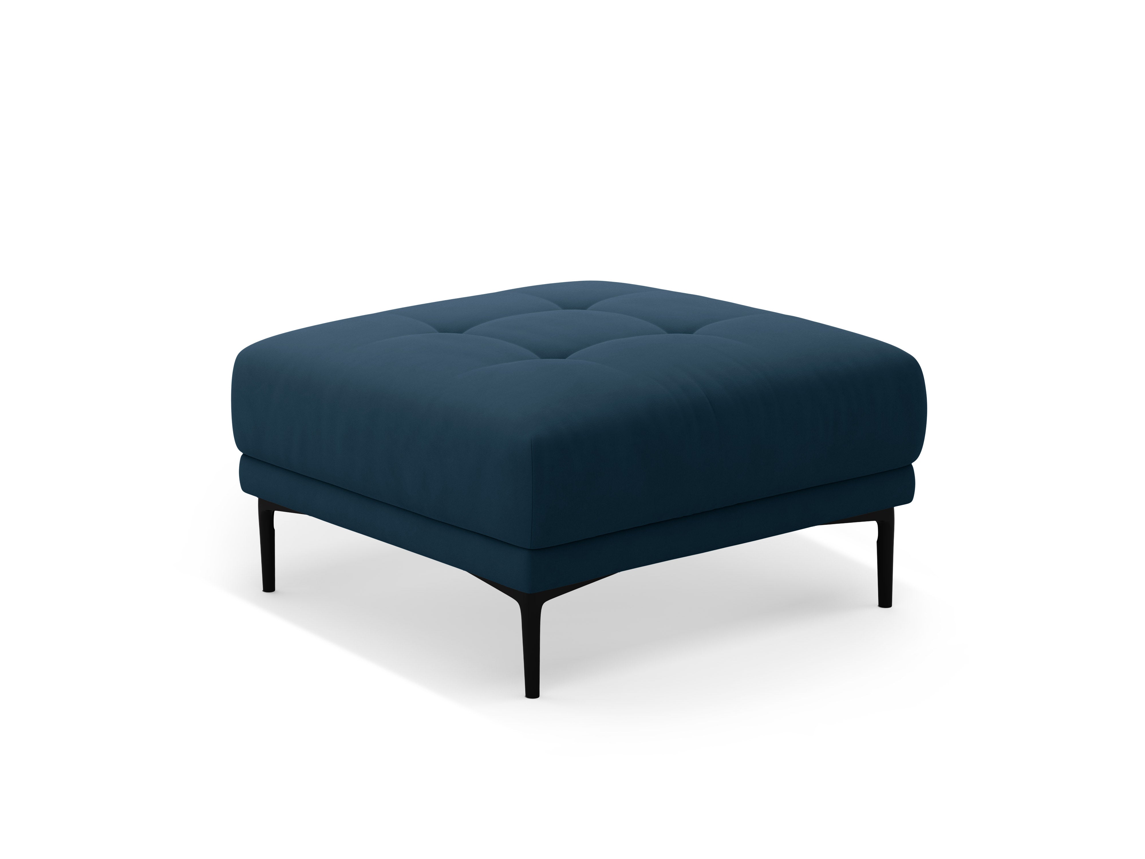 Bemy Hocker, 85x85cm, Material: Samt