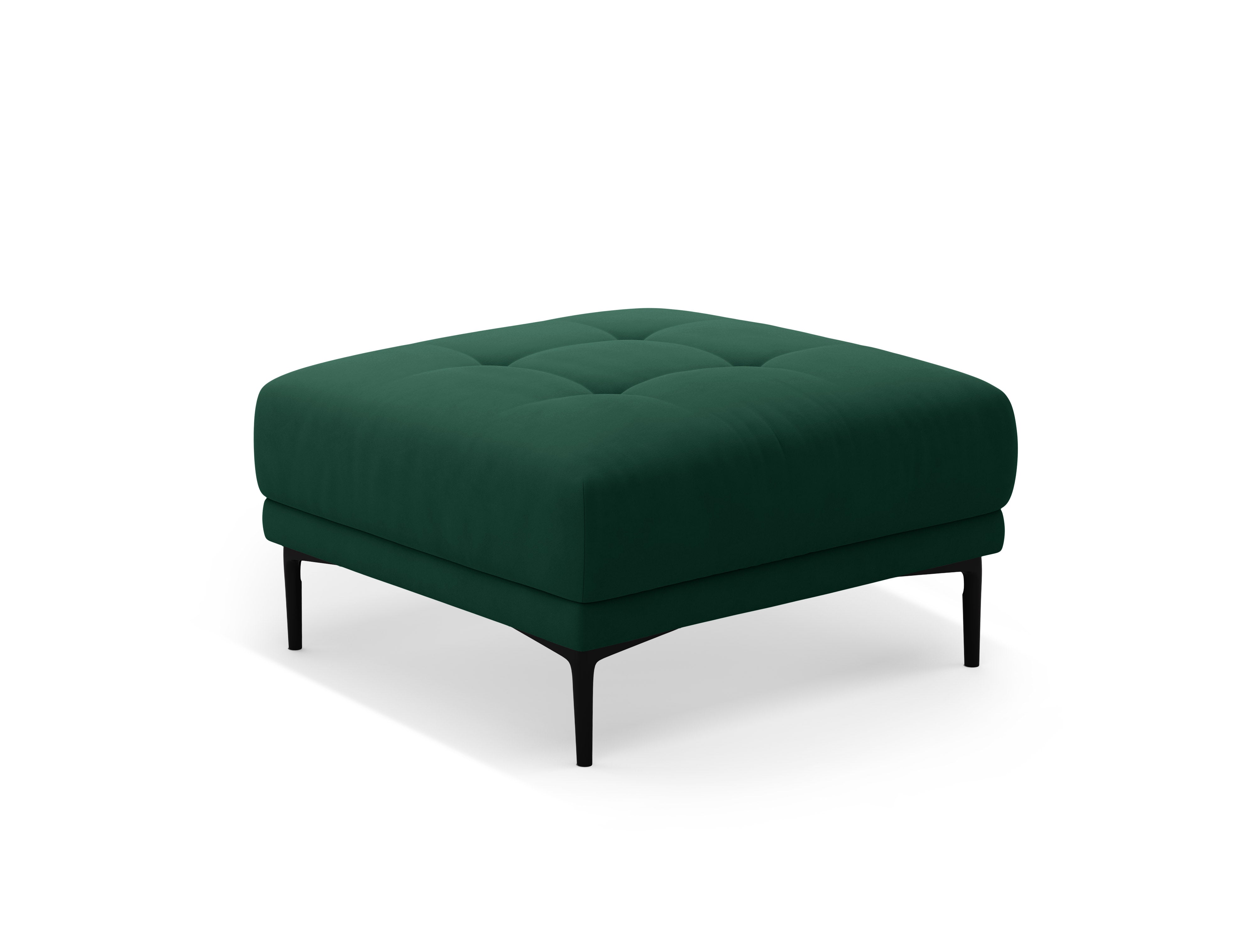 Bemy Hocker, 85x85cm, Material: Samt