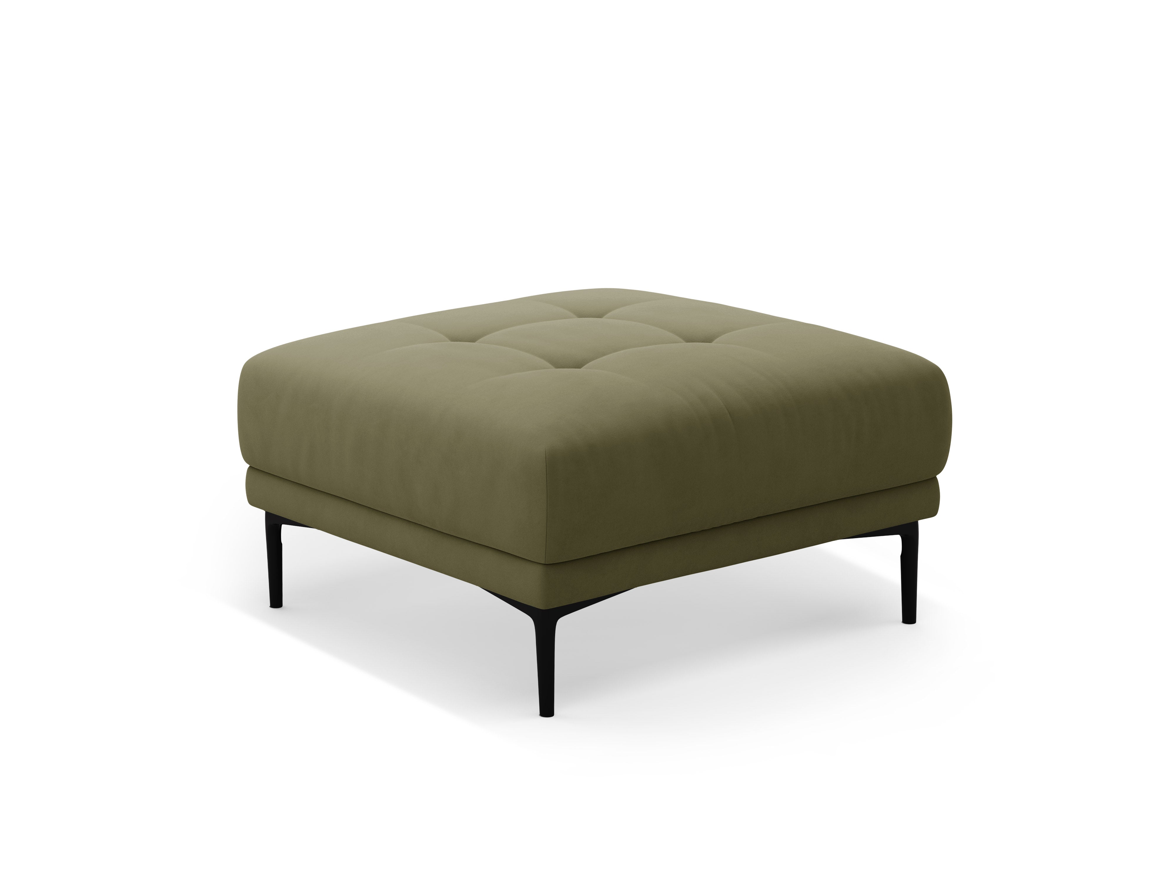 Bemy Hocker, 85x85cm, Material: Samt