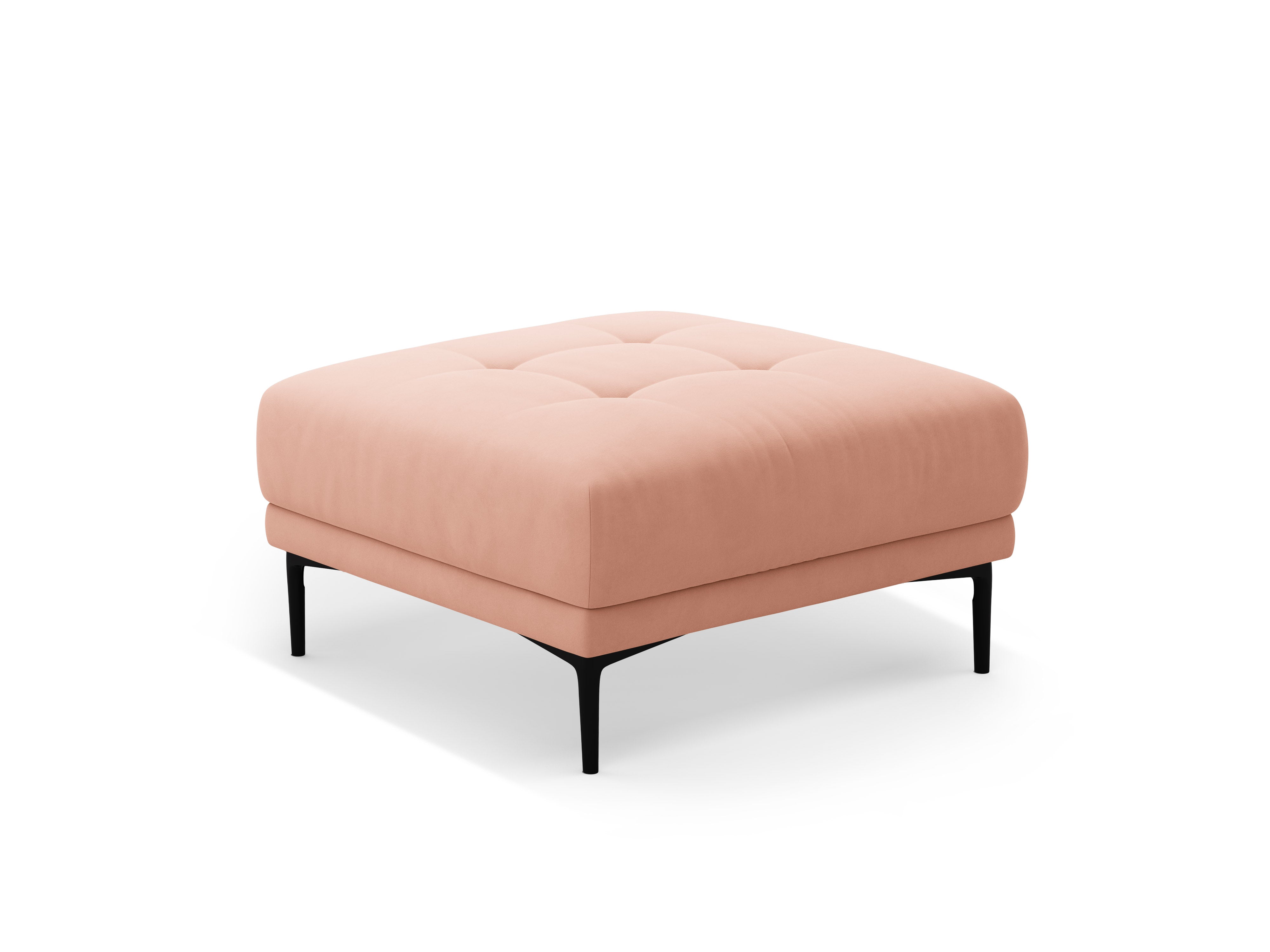 Bemy Hocker, 85x85cm, Material: Samt