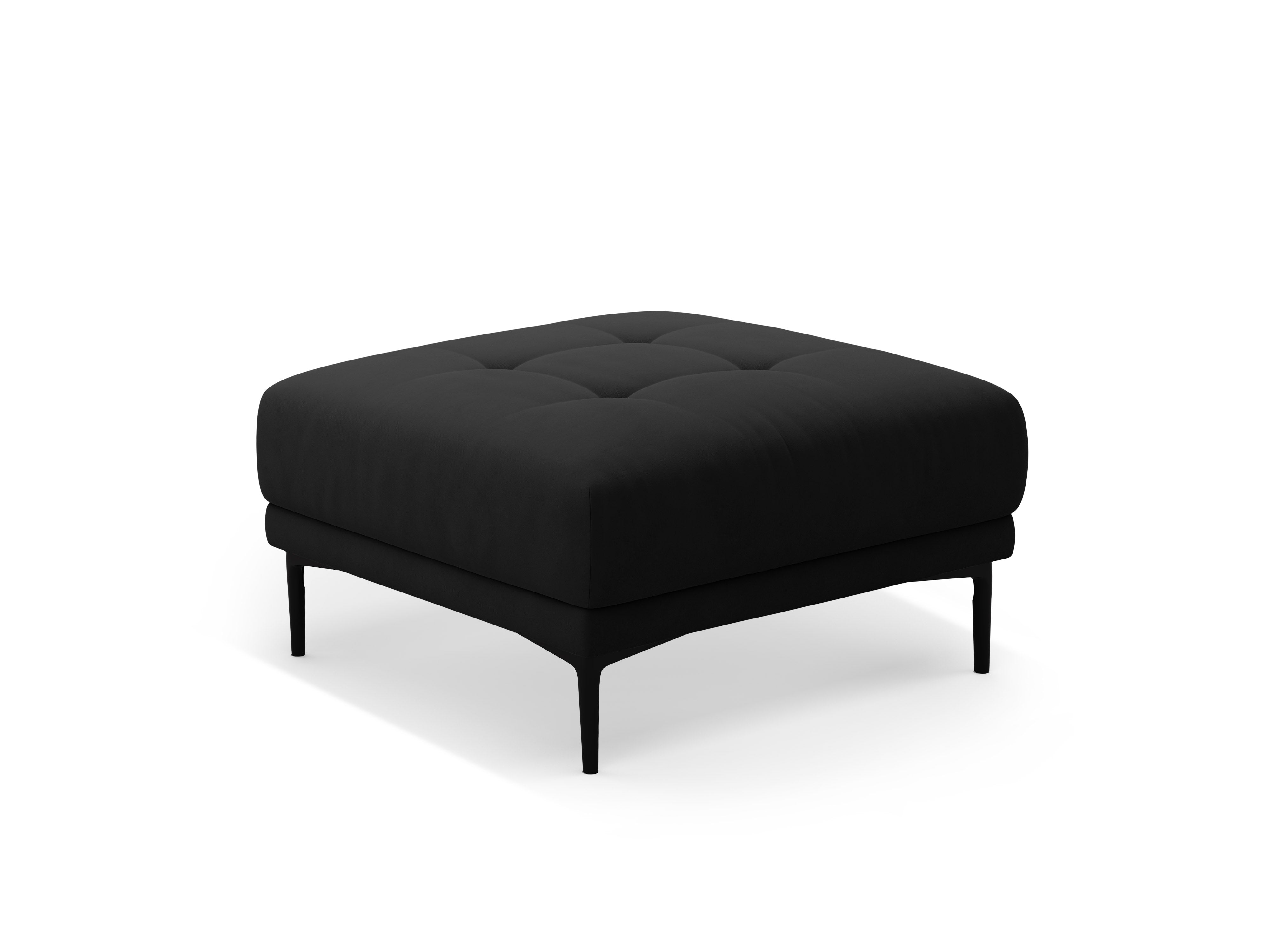 Bemy Hocker, 85x85cm, Material: Samt