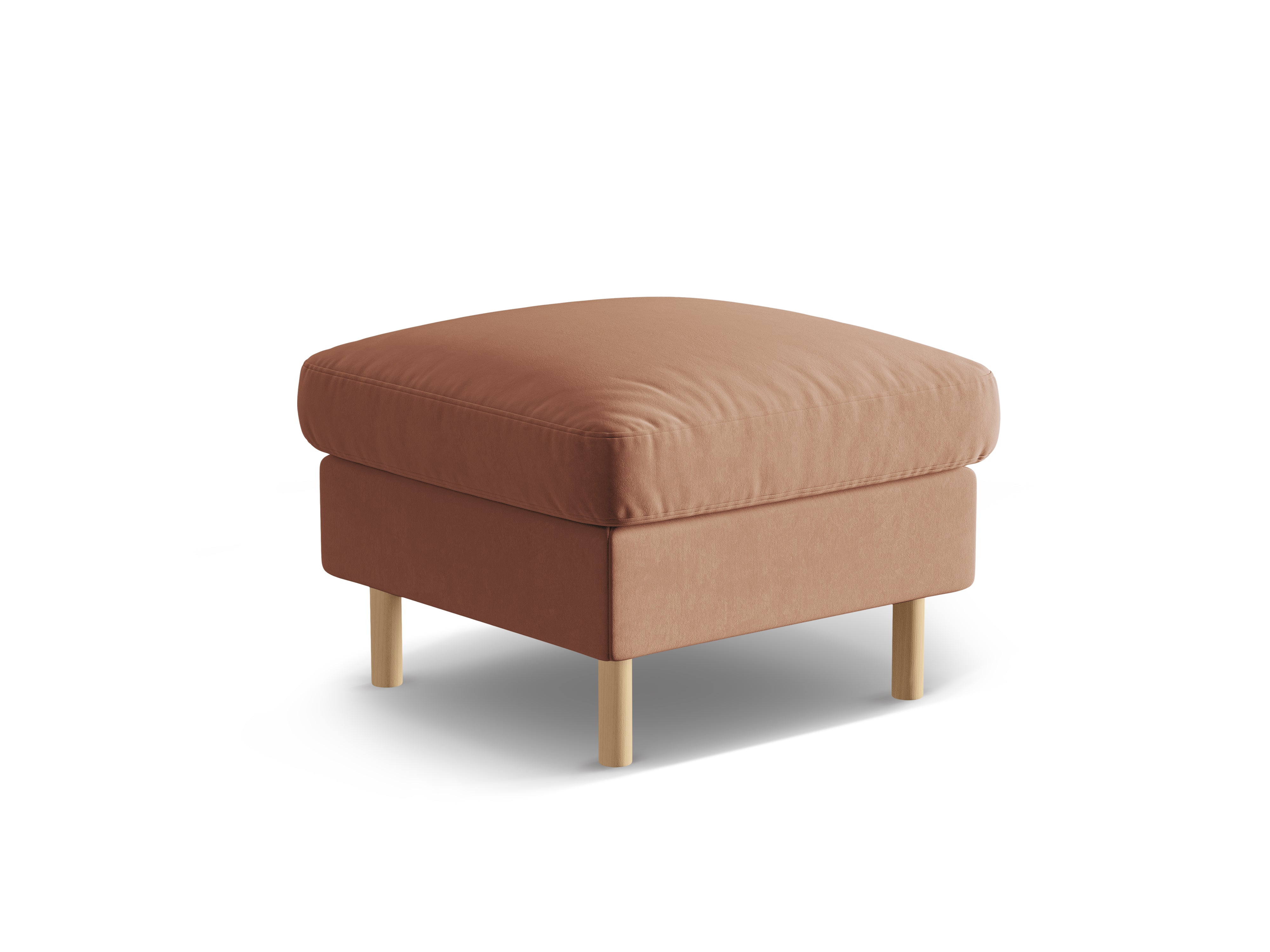 Hocker Aliya, 64x64cm, Material: Samt