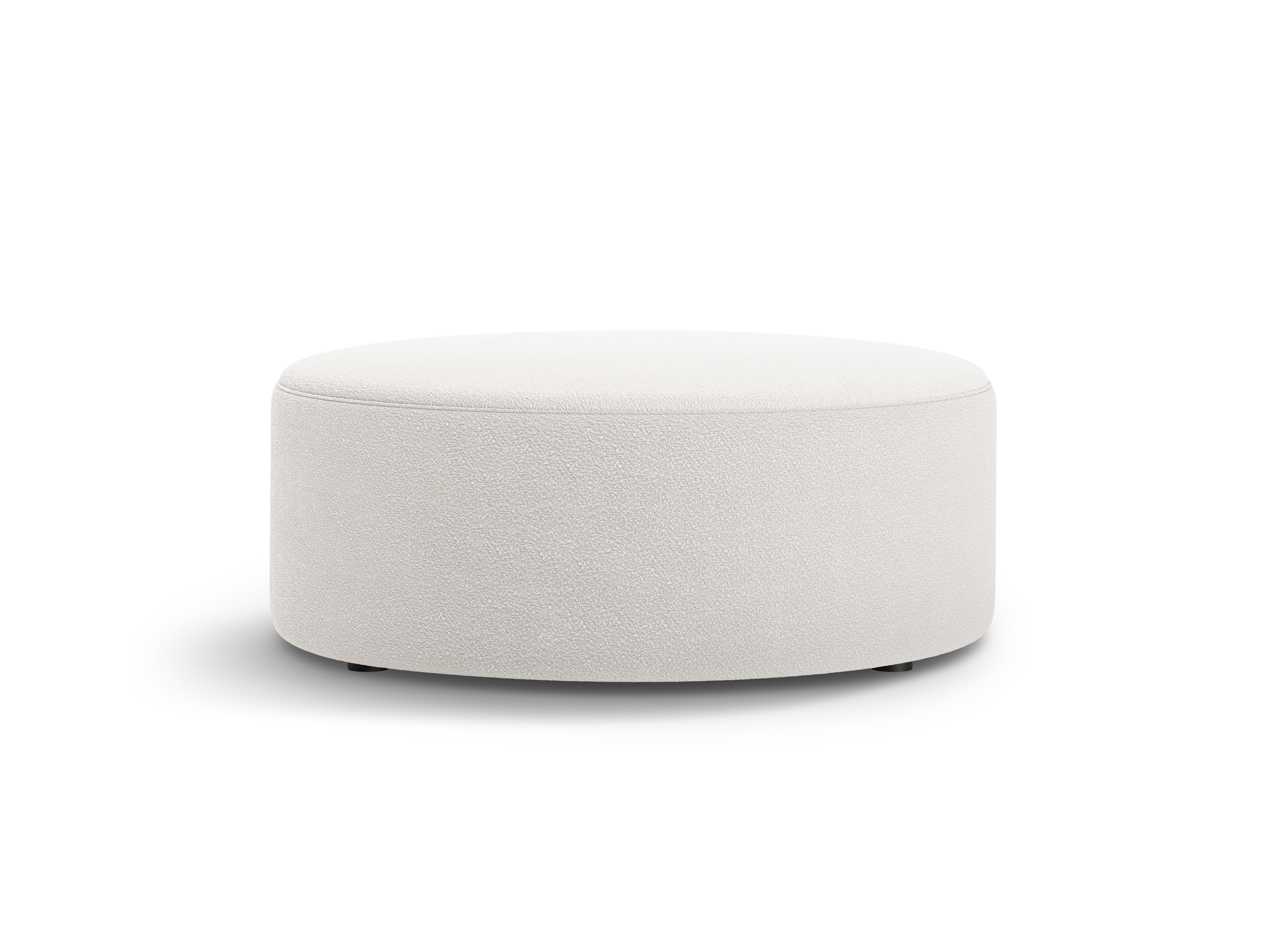 Hocker Dia, 90x90cm, Material: Boucle