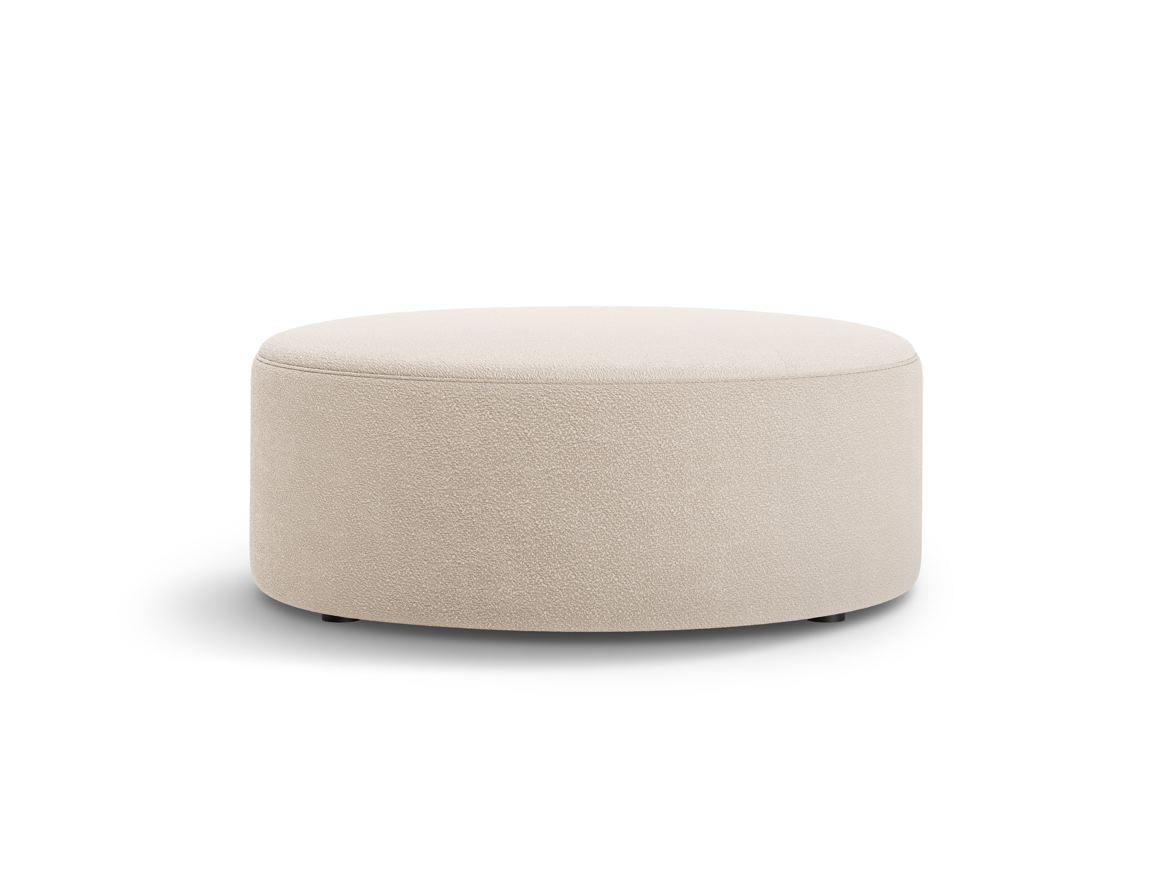 Hocker Dia, 90x90cm, Material: Boucle