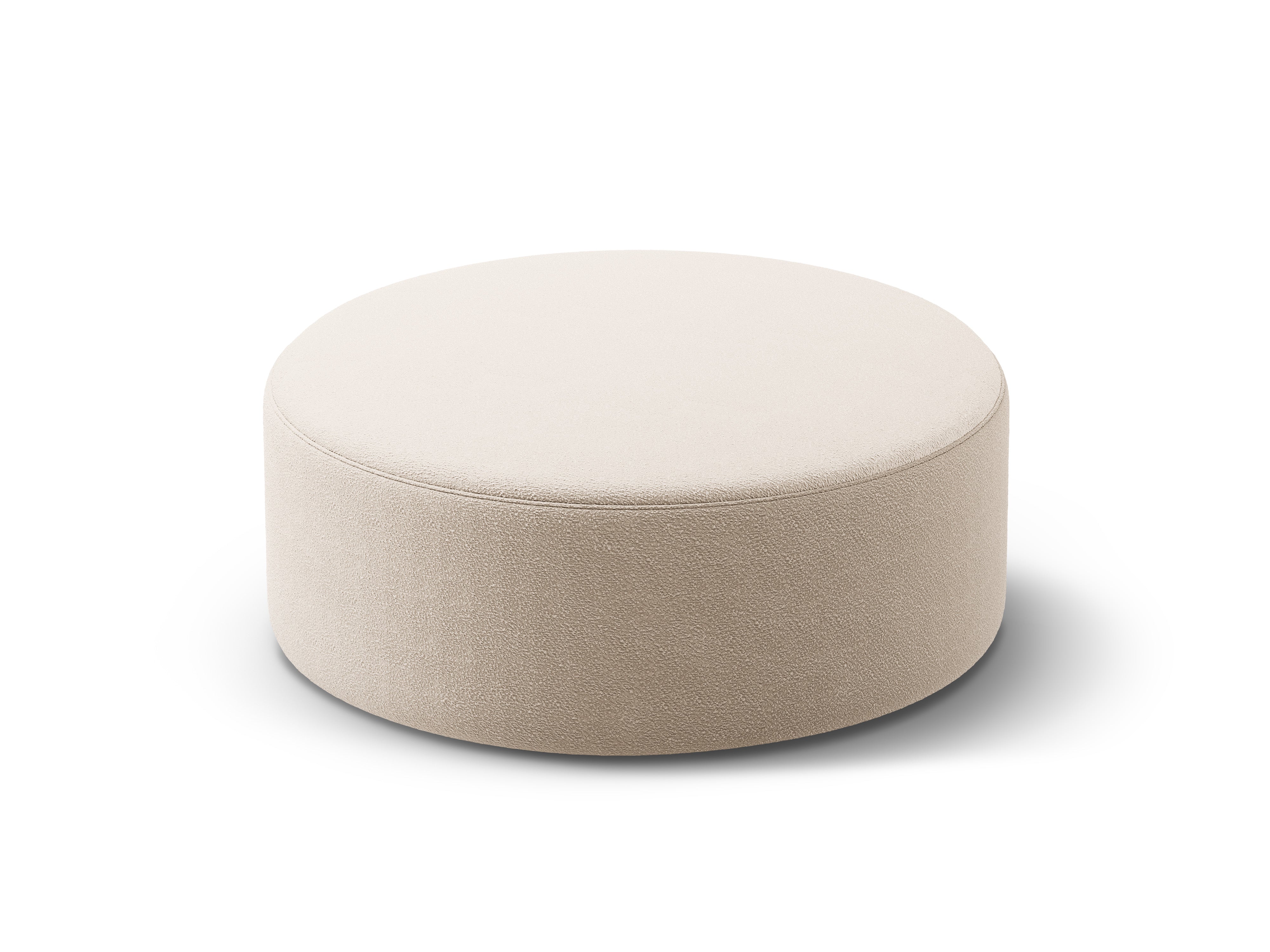 Hocker Dia, 90x90cm, Material: Boucle