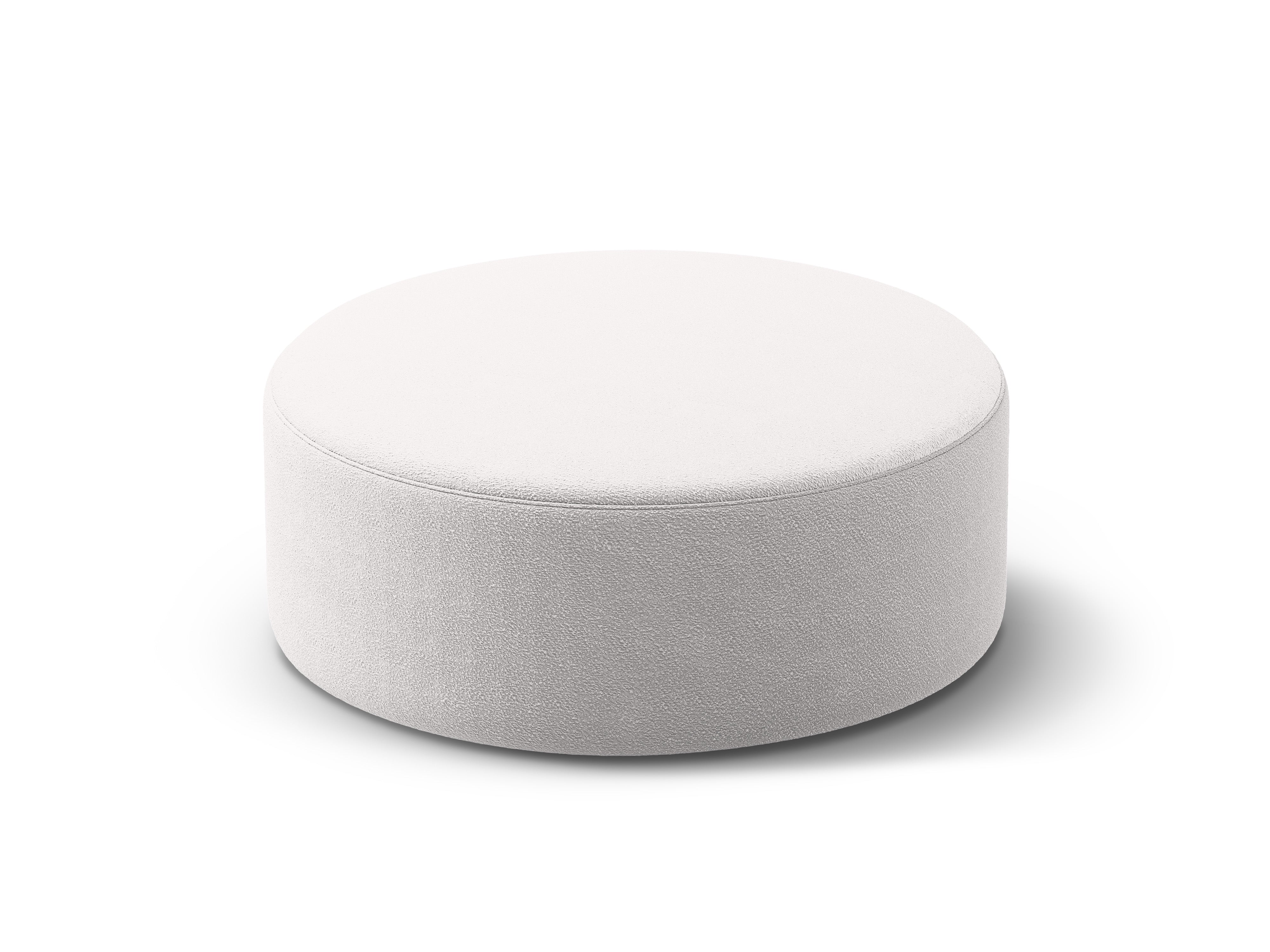 Hocker Dia, 90x90cm, Material: Boucle