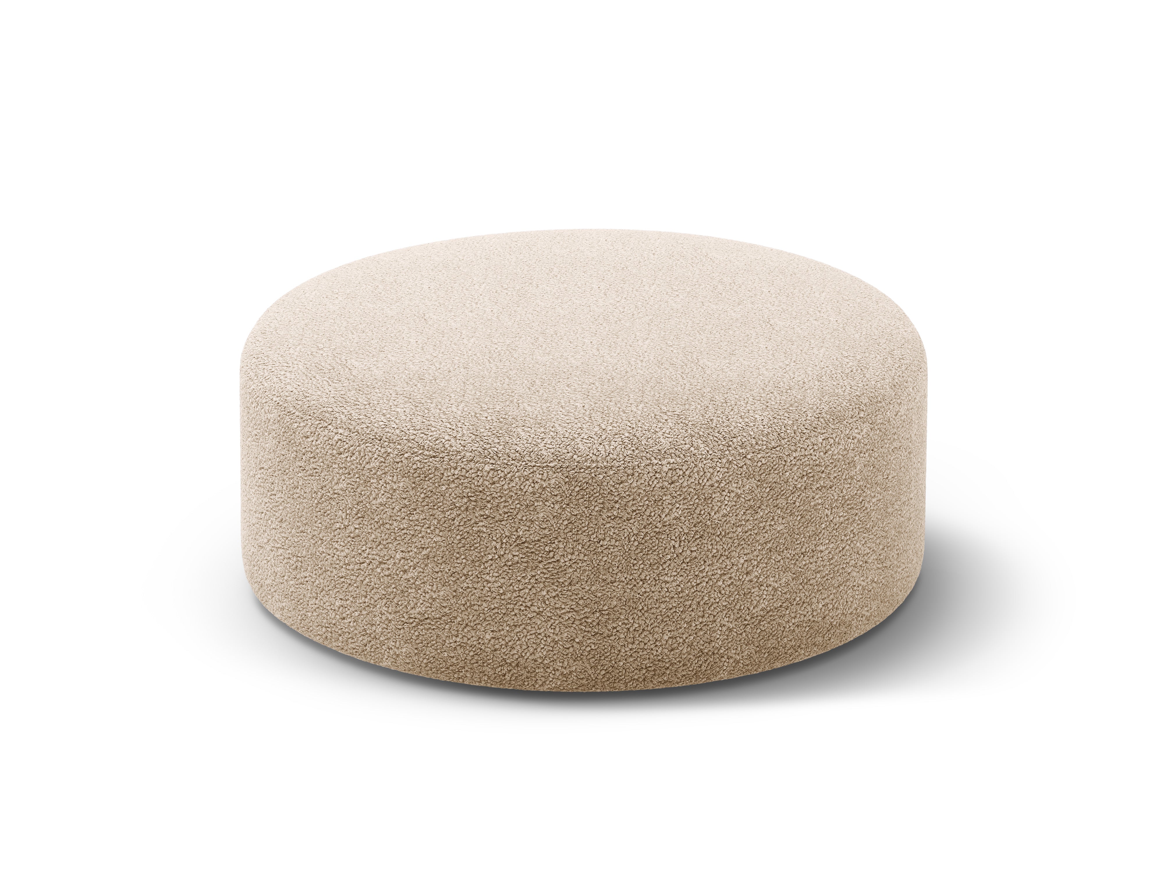 Hocker Dia, 90x90cm, Material: Boucle