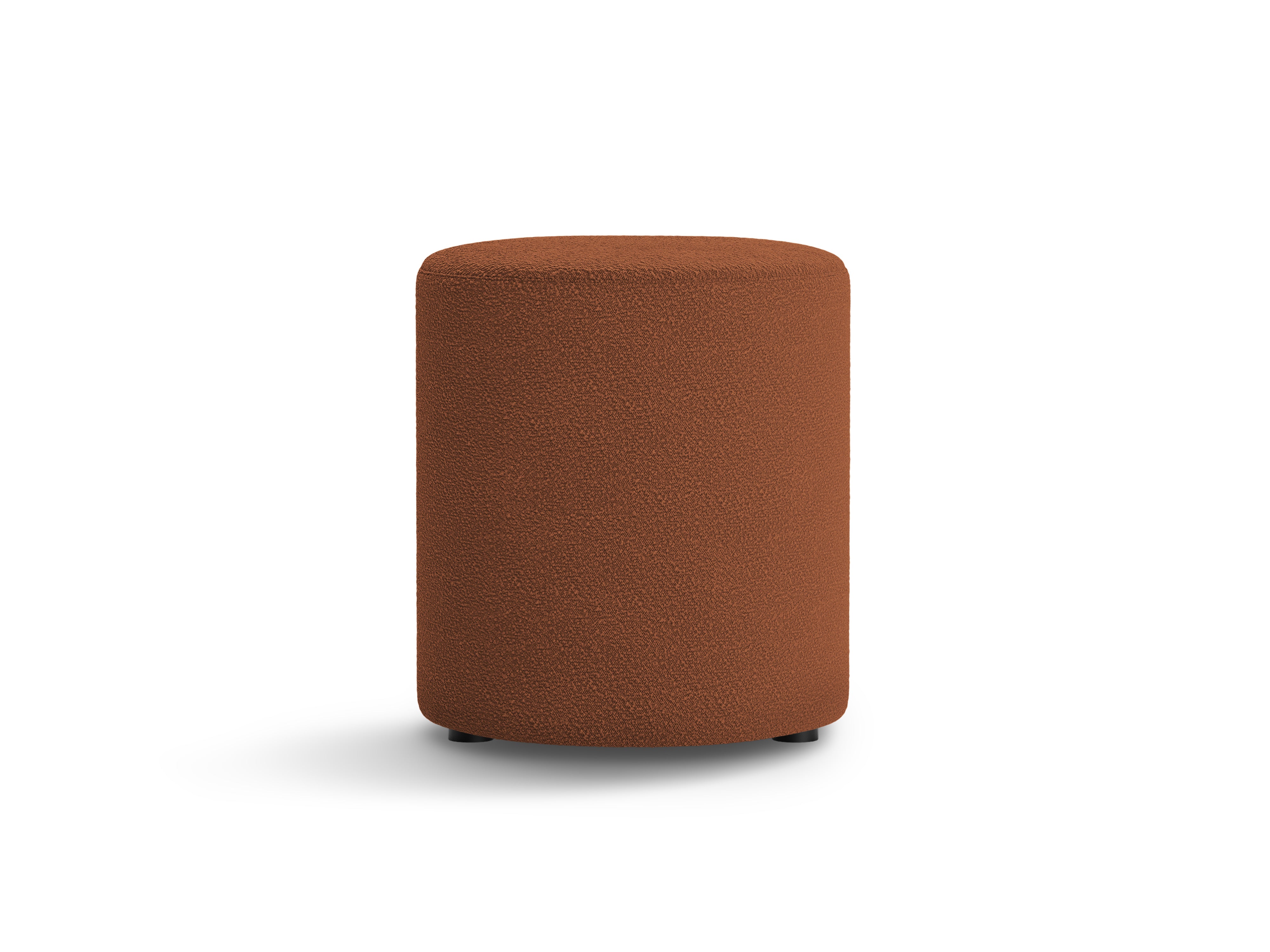 Hocker Dia, 40x40cm, Material: Boucle