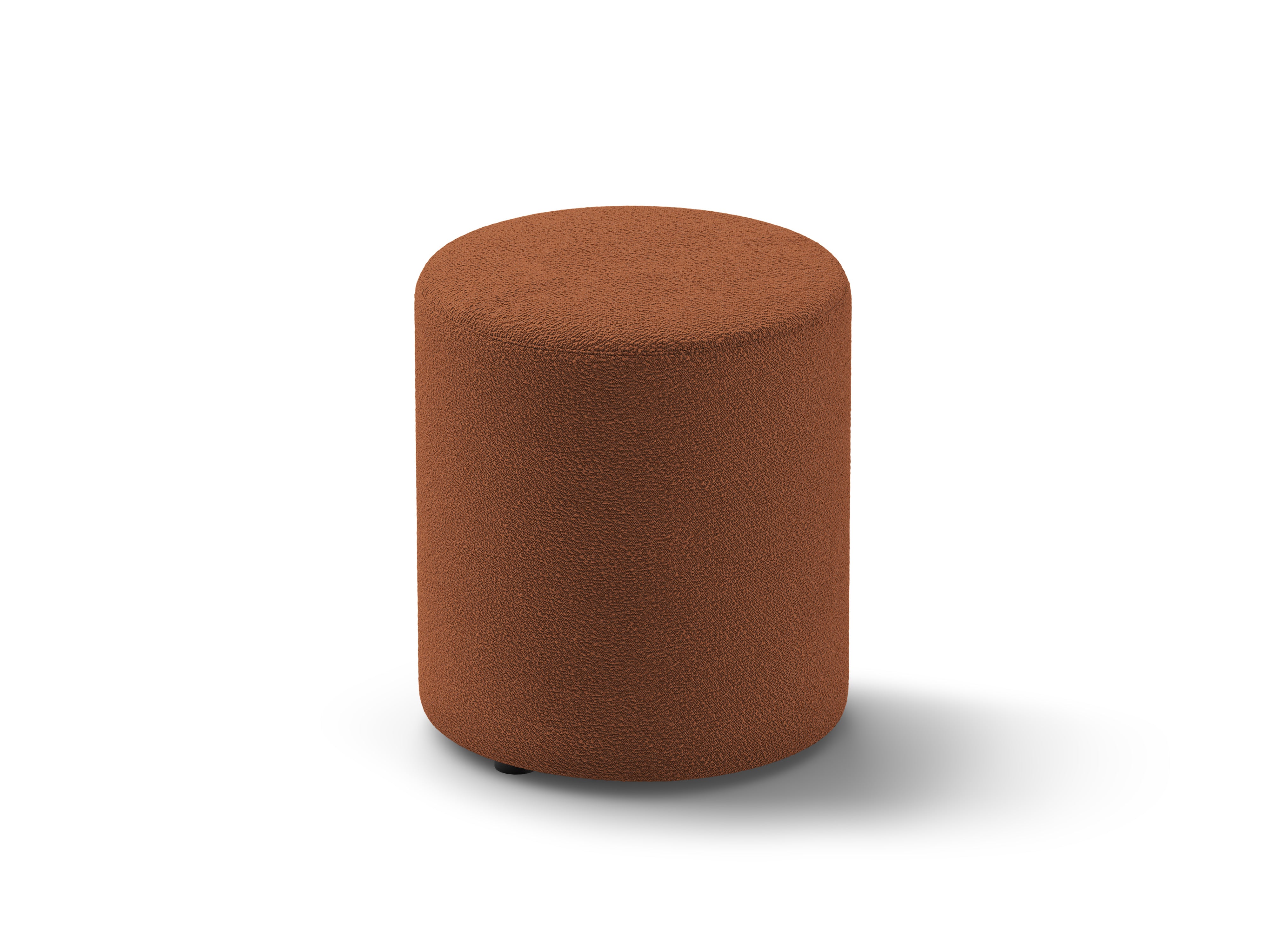 Hocker Dia, 40x40cm, Material: Boucle