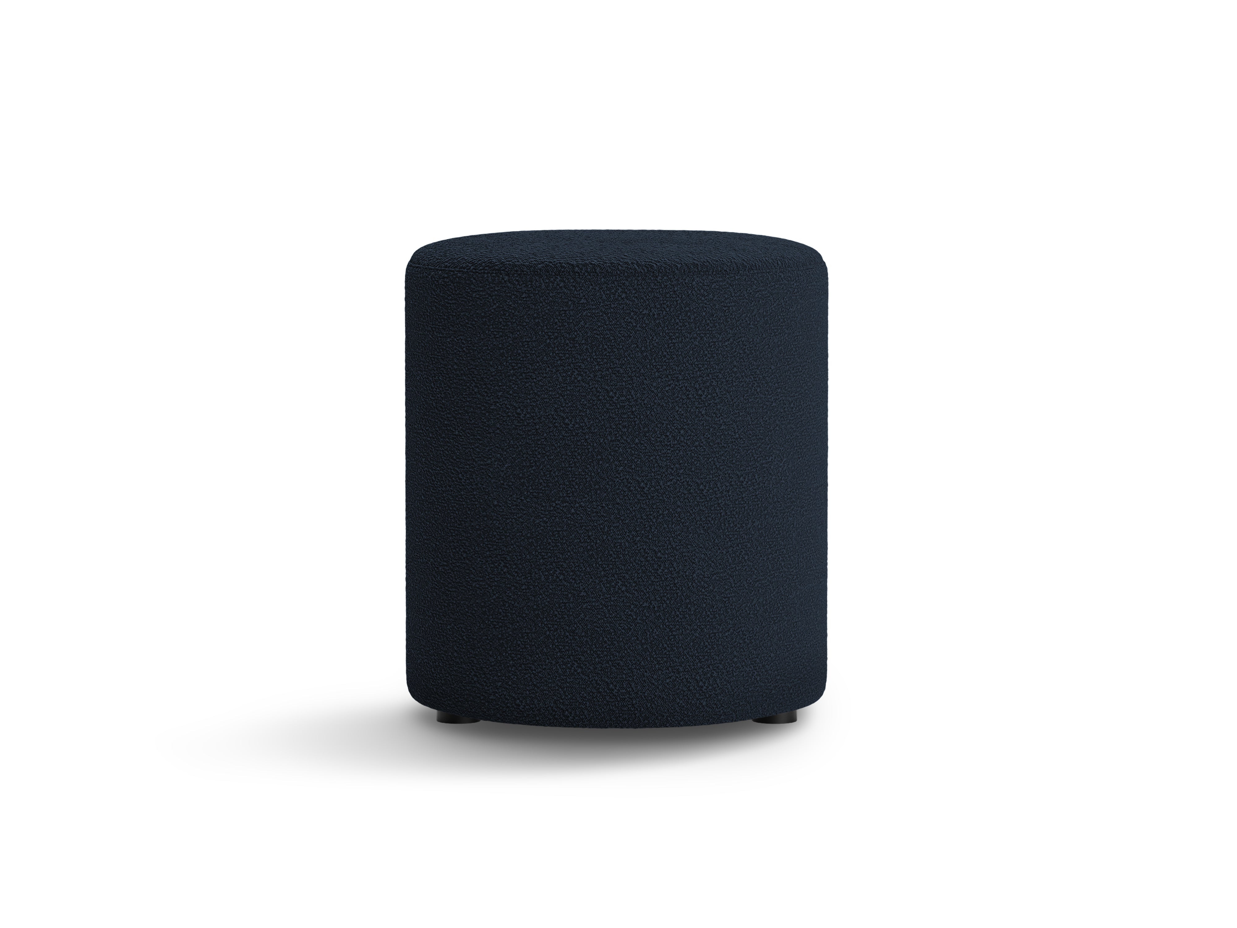 Hocker Dia, 40x40cm, Material: Boucle