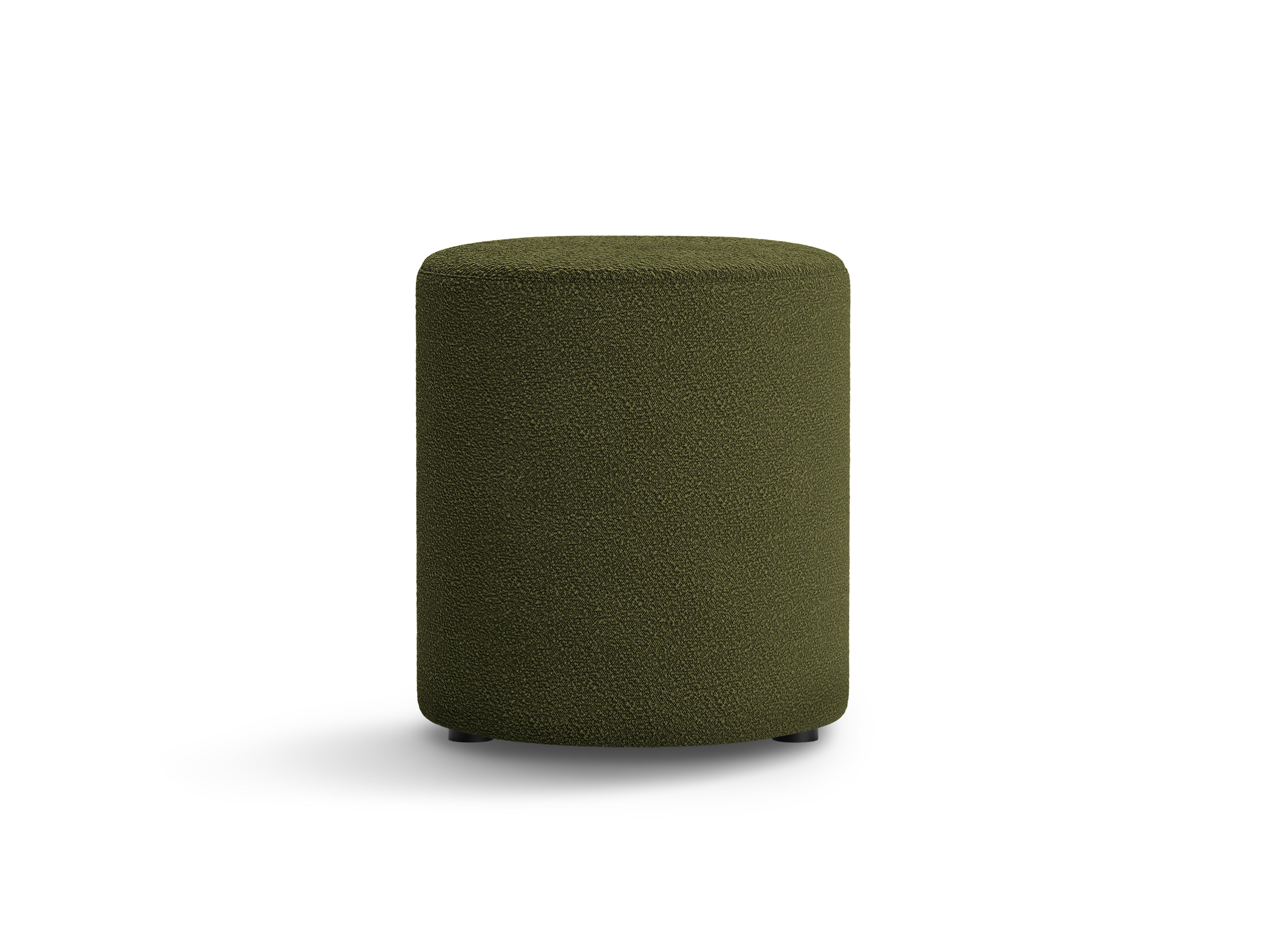 Hocker Dia, 40x40cm, Material: Boucle