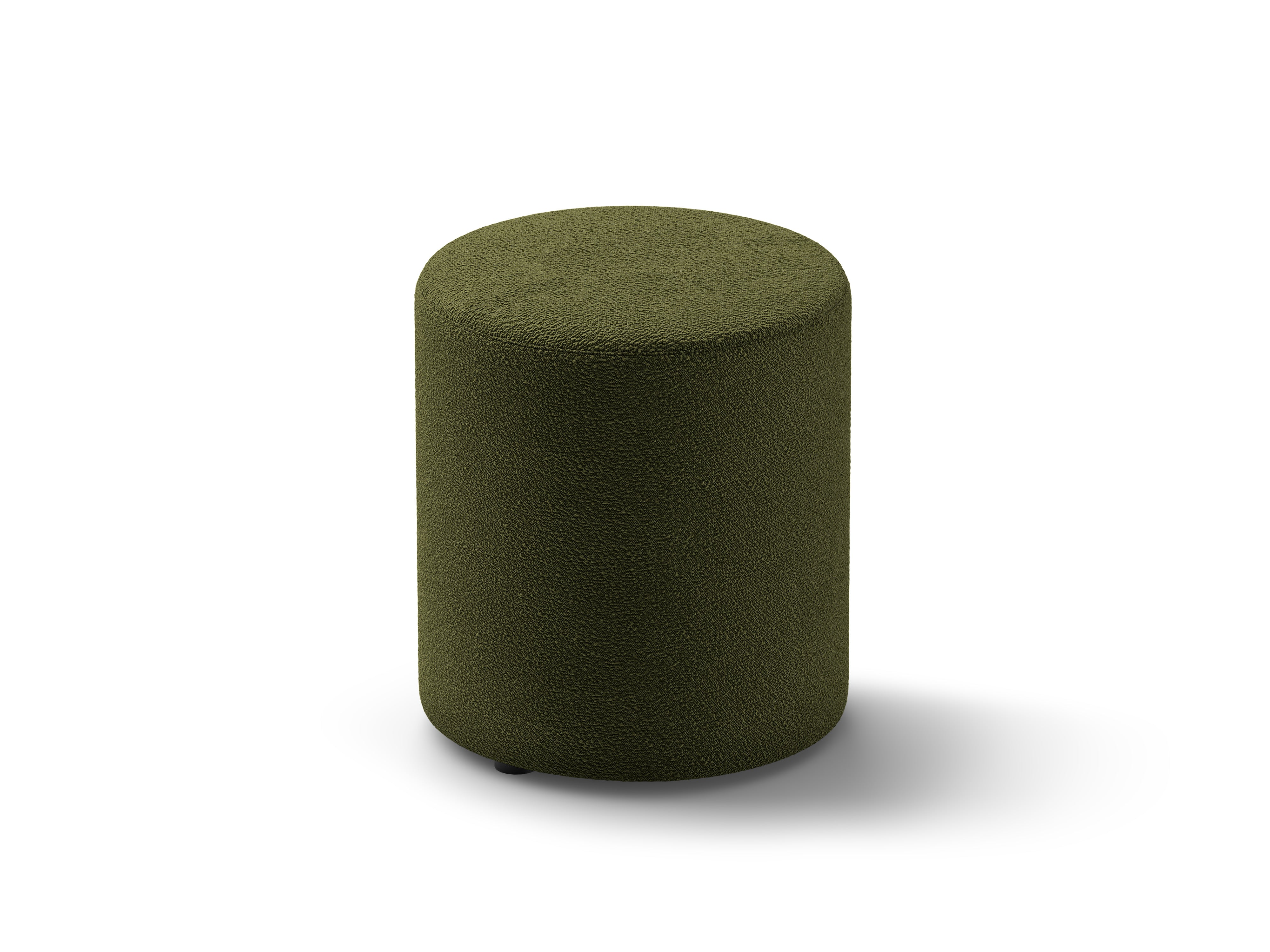 Hocker Dia, 40x40cm, Material: Boucle