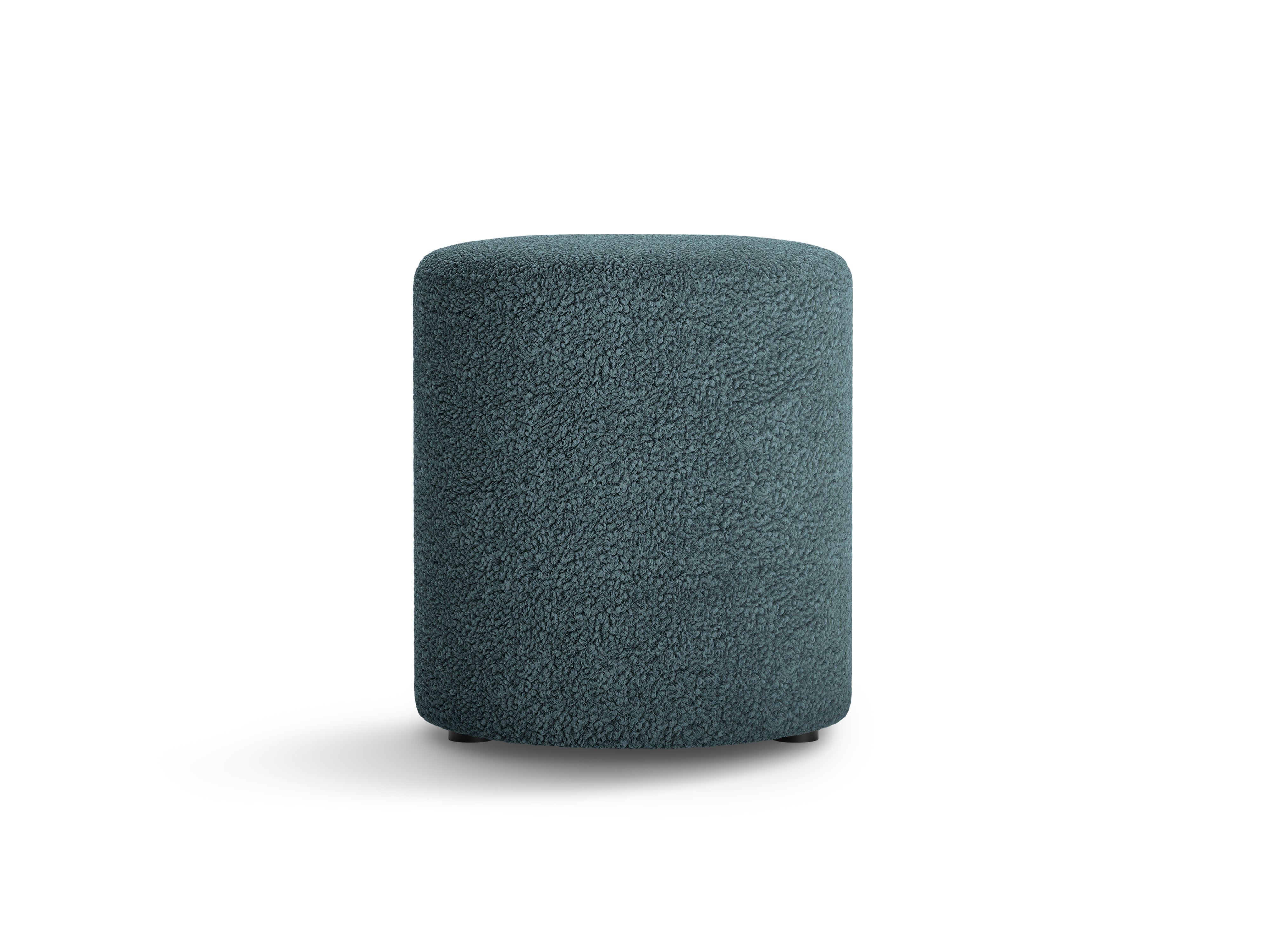 Hocker Dia, 40x40cm, Material: Boucle