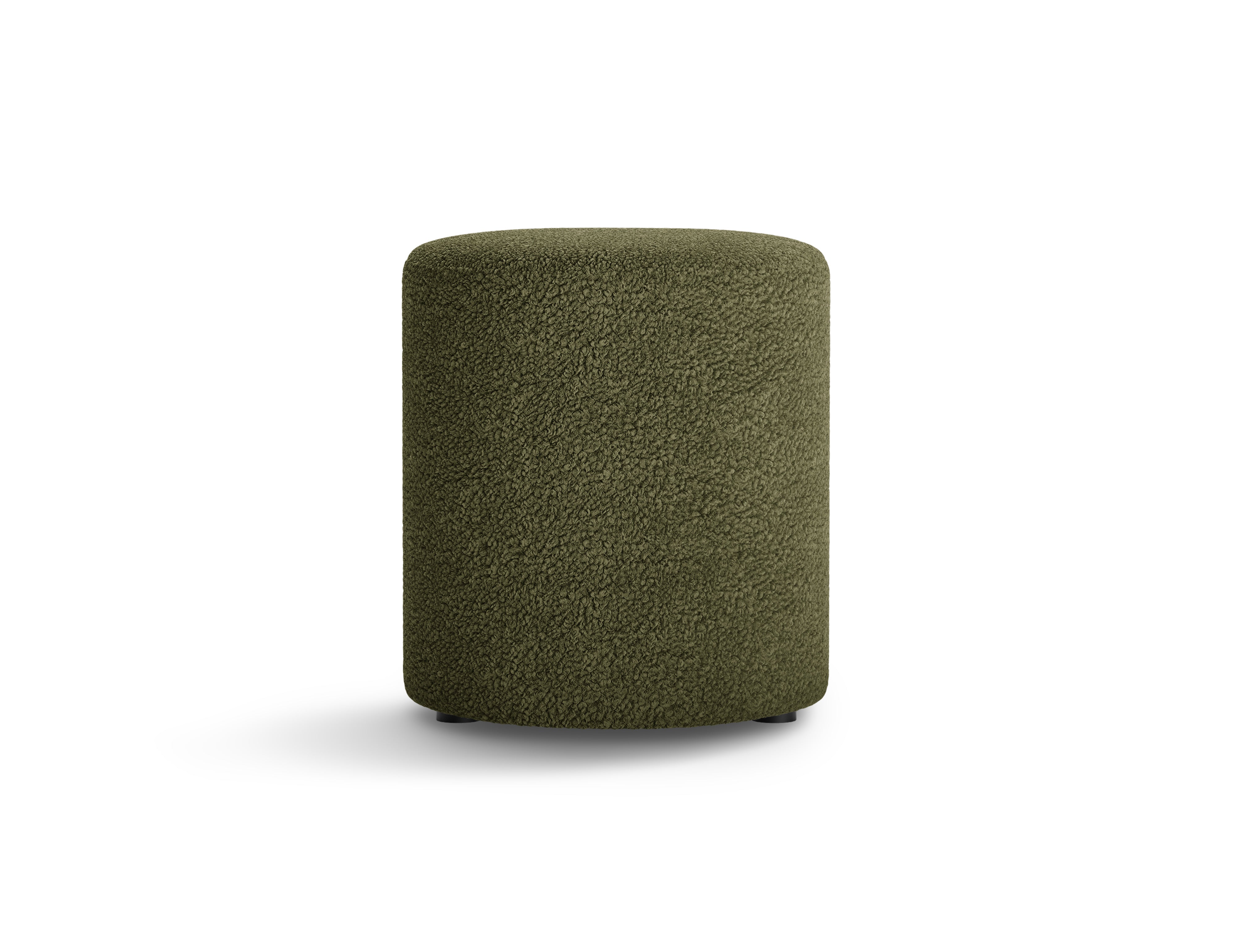 Hocker Dia, 40x40cm, Material: Boucle