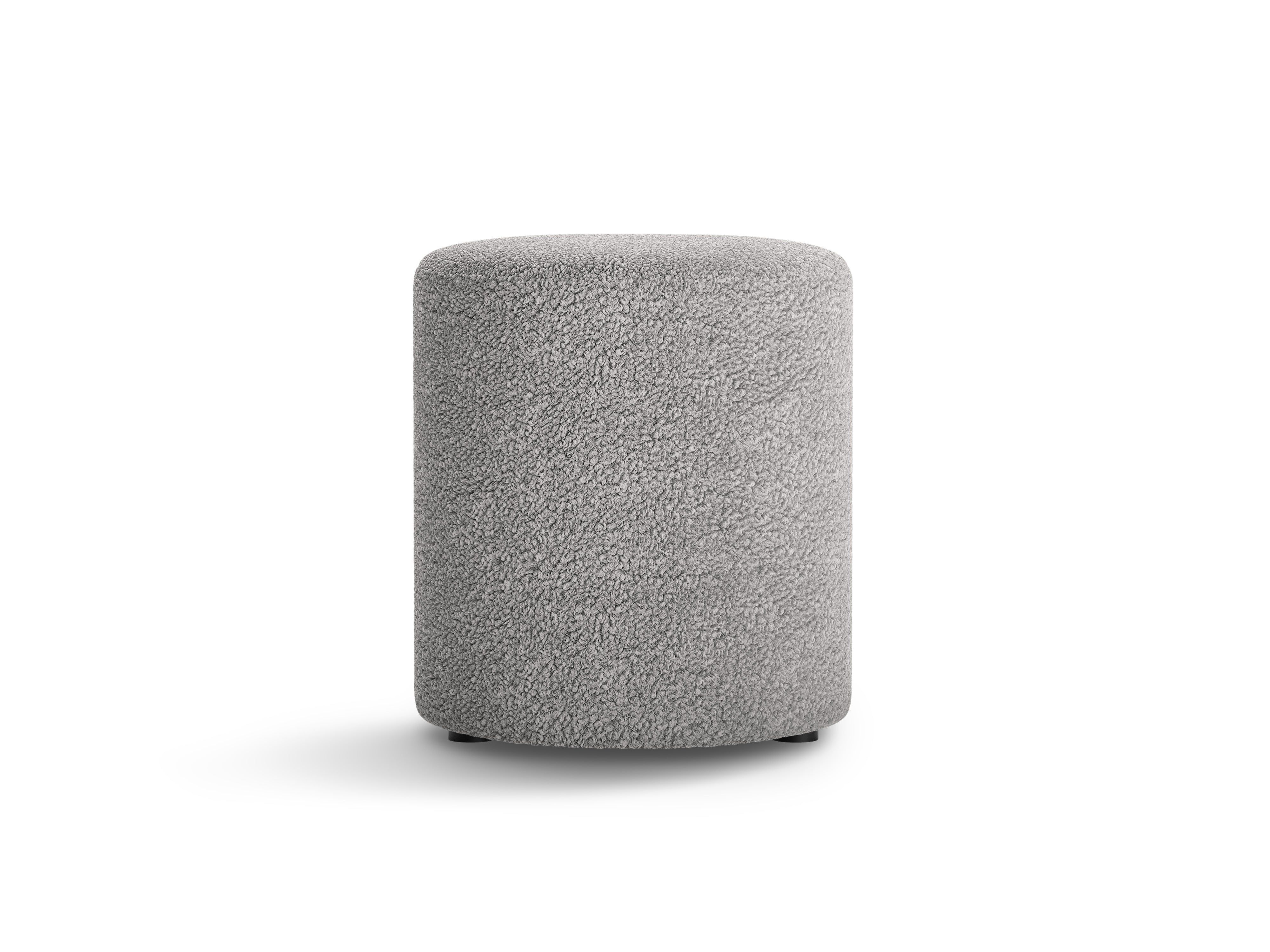 Hocker Dia, 40x40cm, Material: Boucle