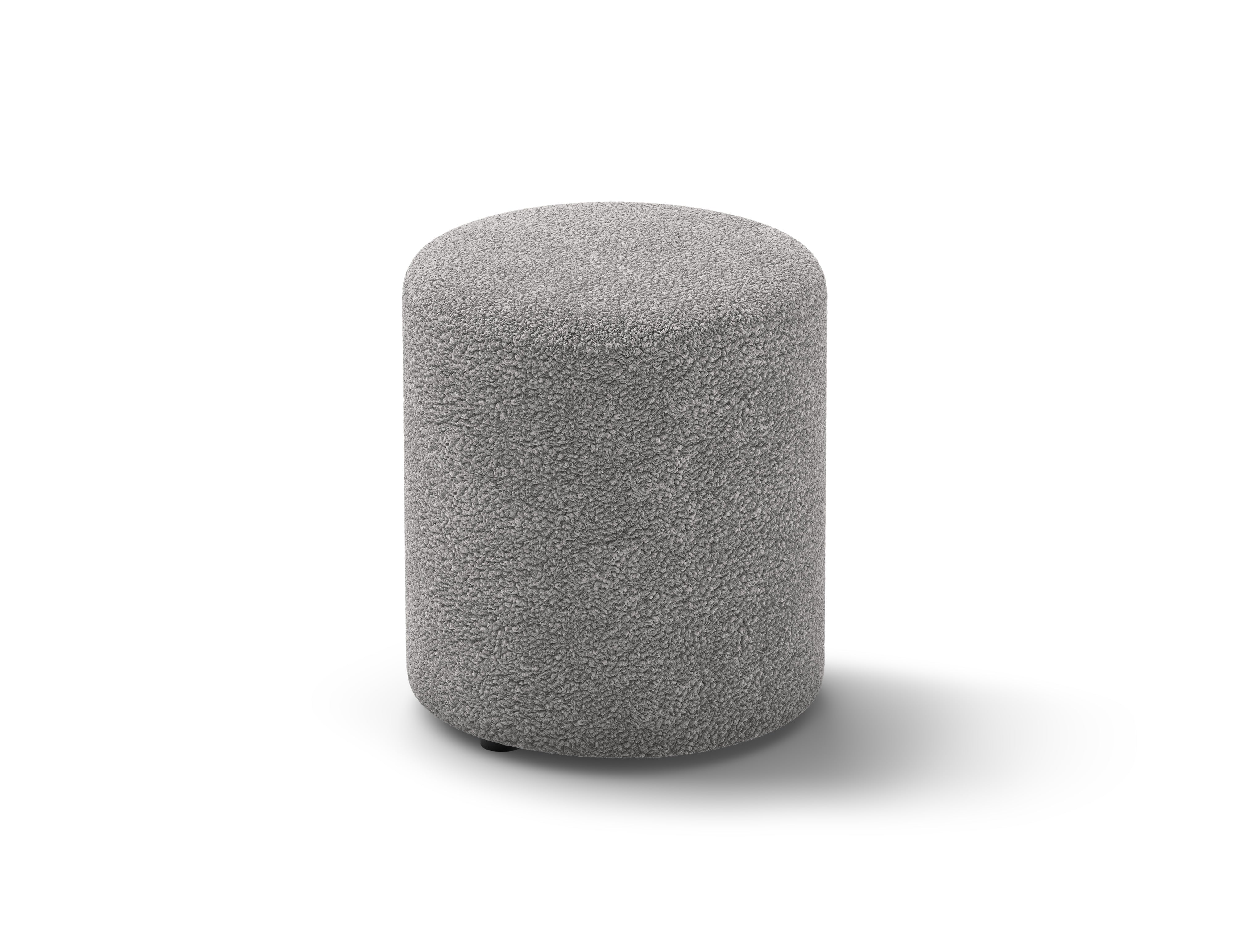 Hocker Dia, 40x40cm, Material: Boucle