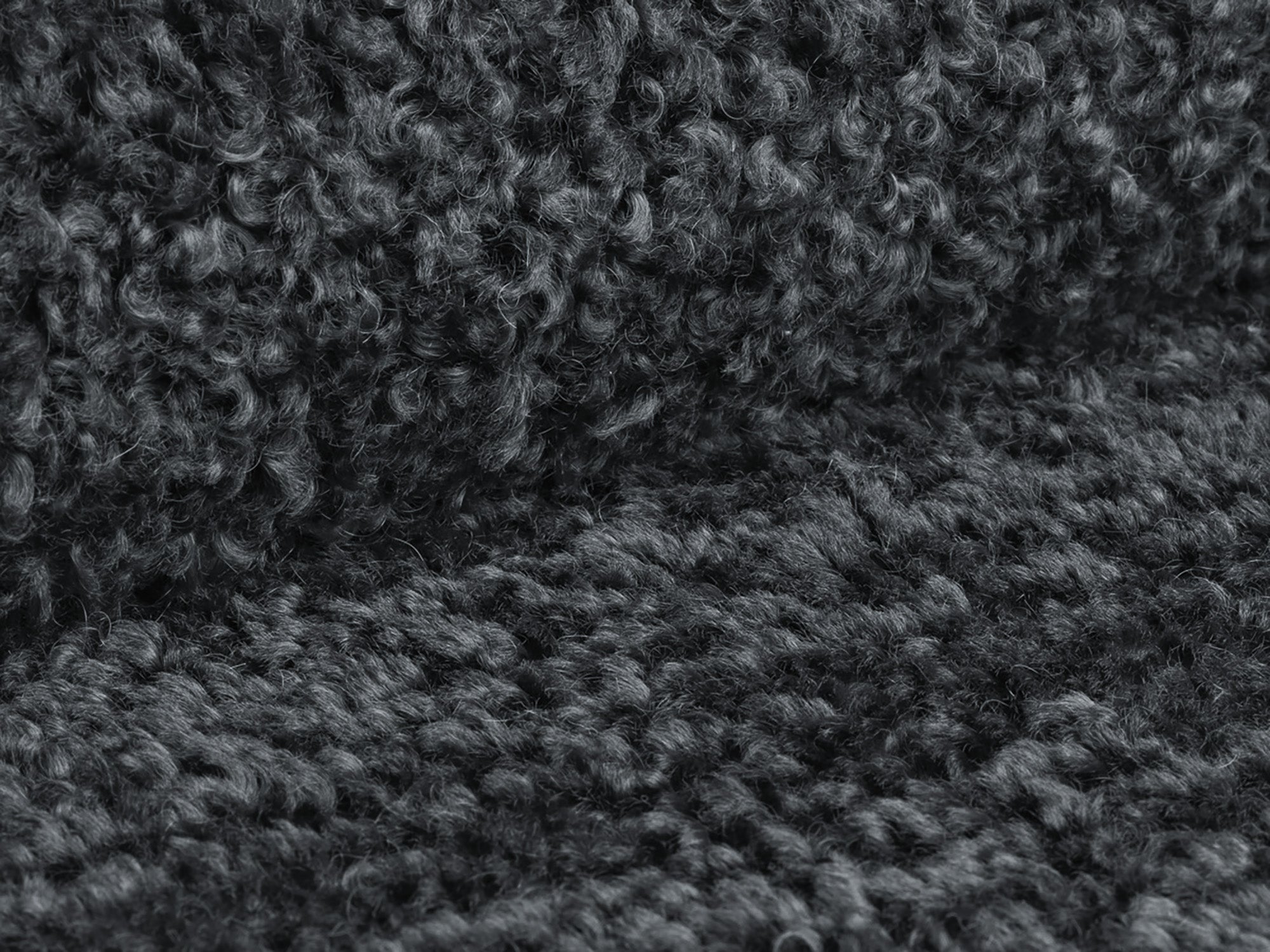 Hocker Dia, 40x40cm, Material: Boucle