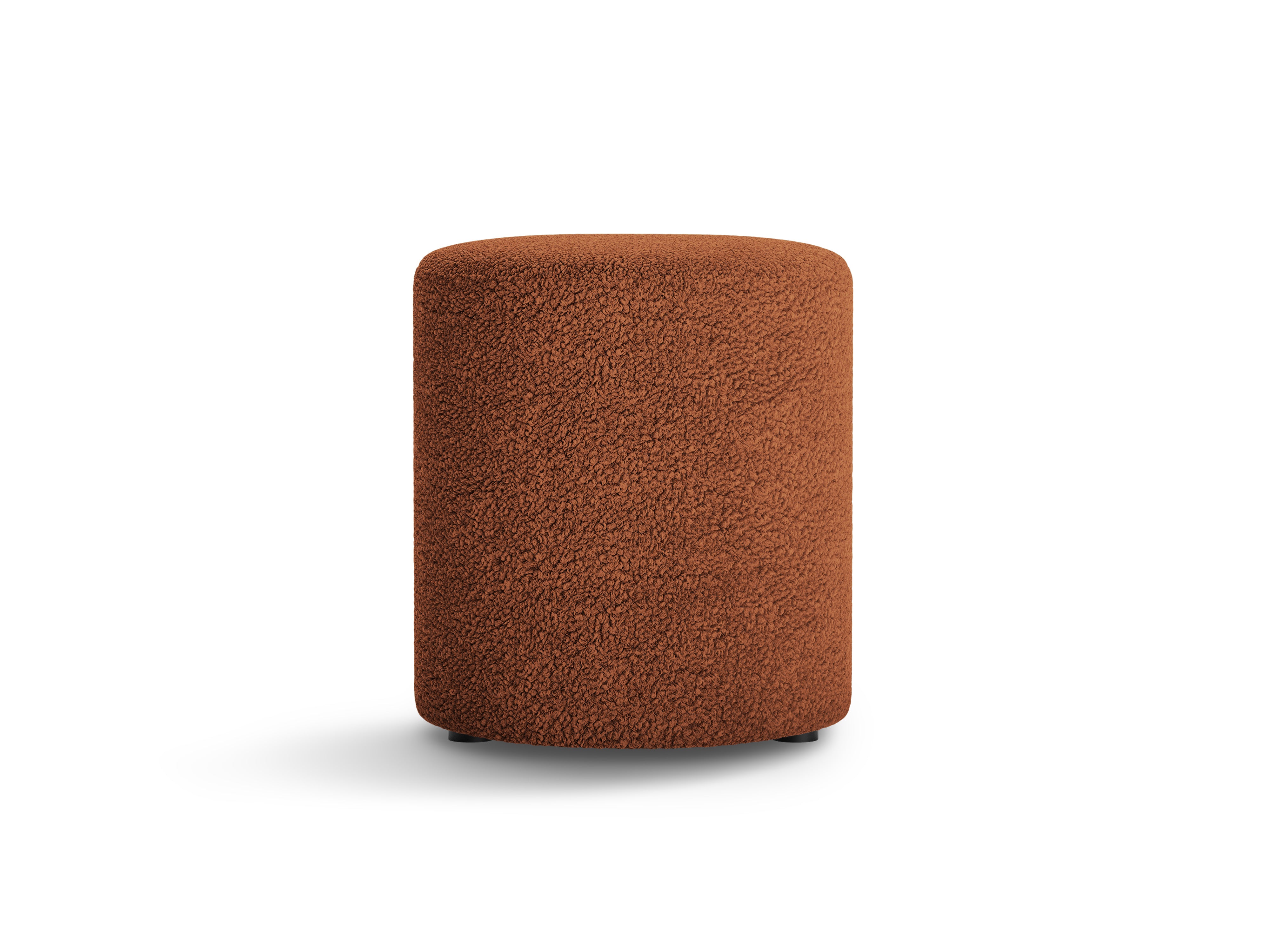 Hocker Dia, 40x40cm, Material: Boucle