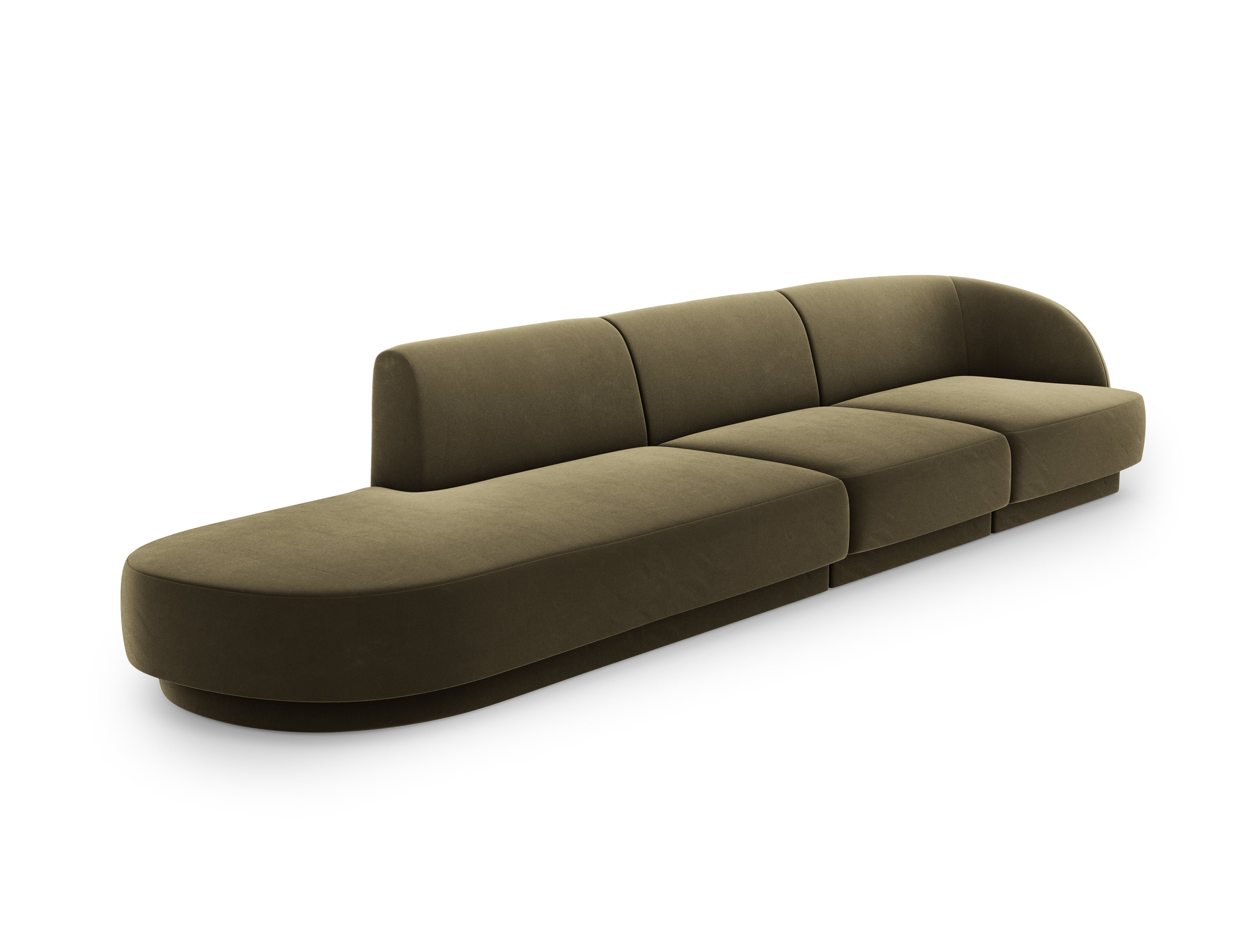 Sofa Miley 323x90cm, Material: Samt