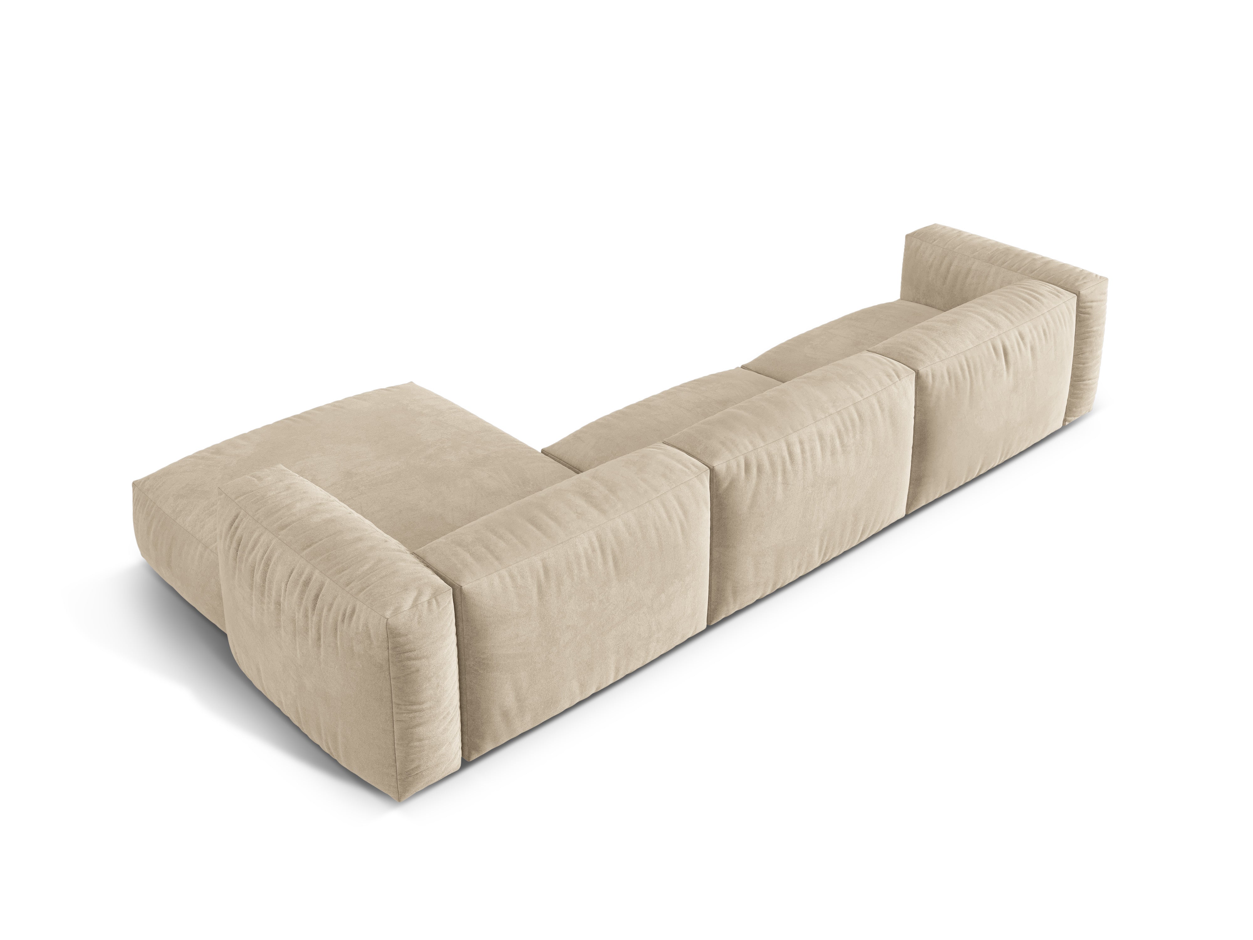 Ecksofa Martina, 330x176cm, Material: Samt