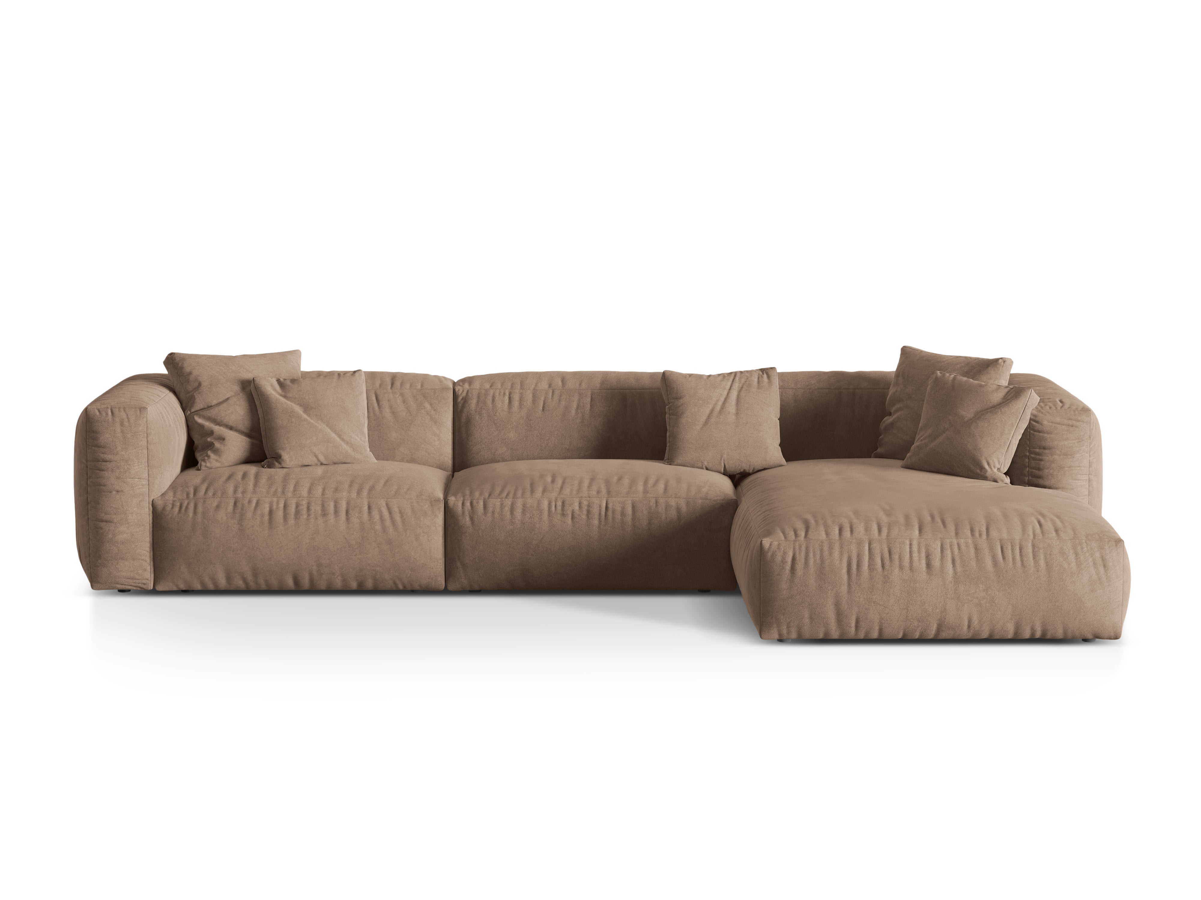 Ecksofa Martina, 330x176cm, Material: Samt