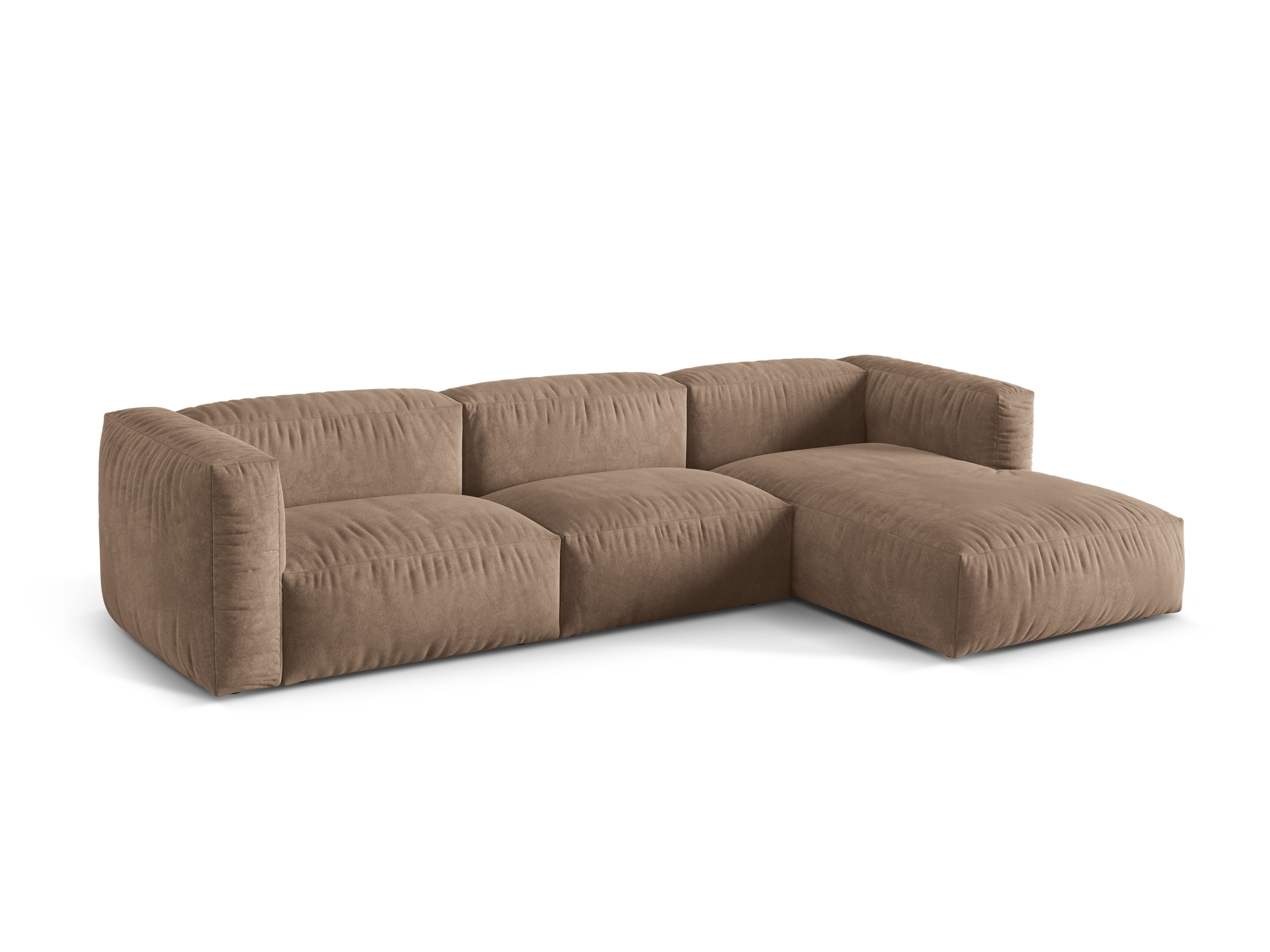 Ecksofa Martina, 330x176cm, Material: Samt