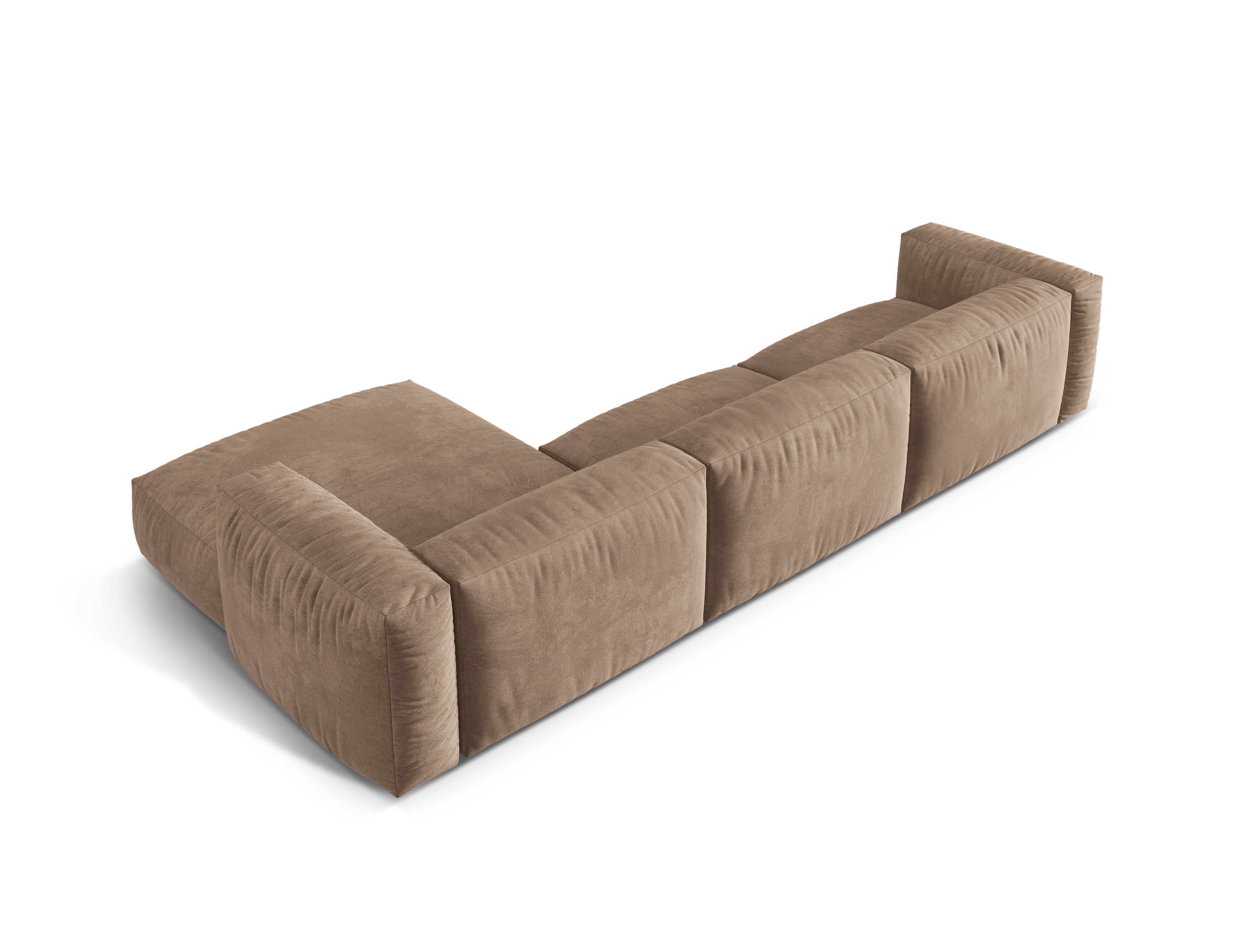 Ecksofa Martina, 330x176cm, Material: Samt