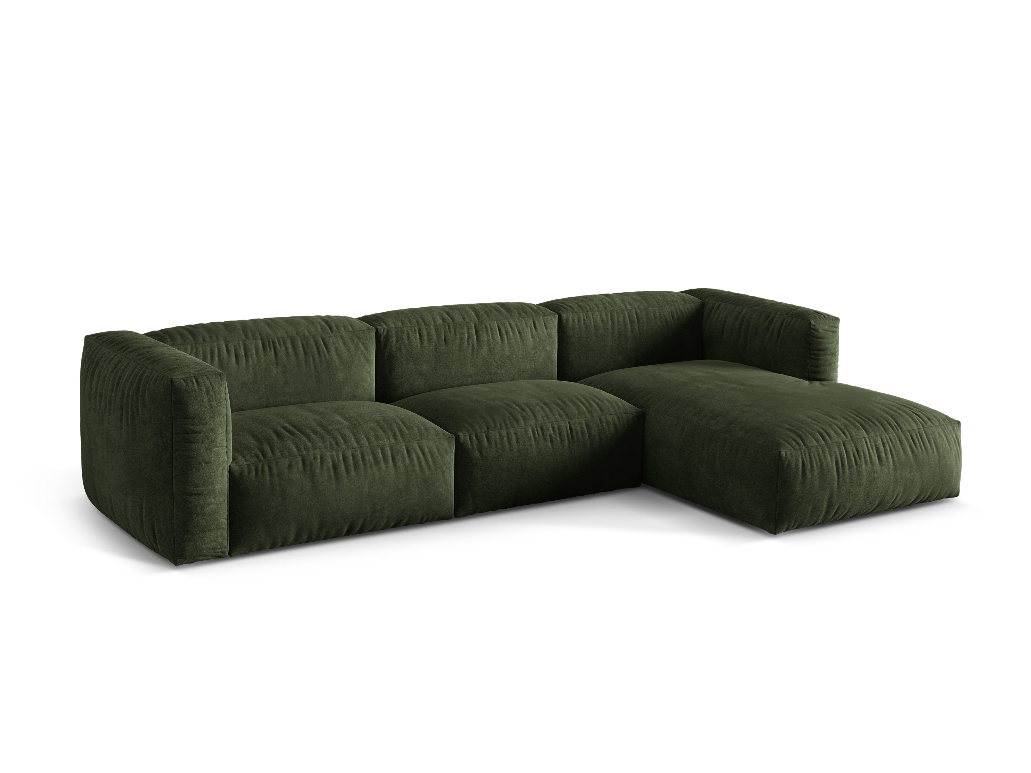 Ecksofa Martina, 330x176cm, Material: Samt