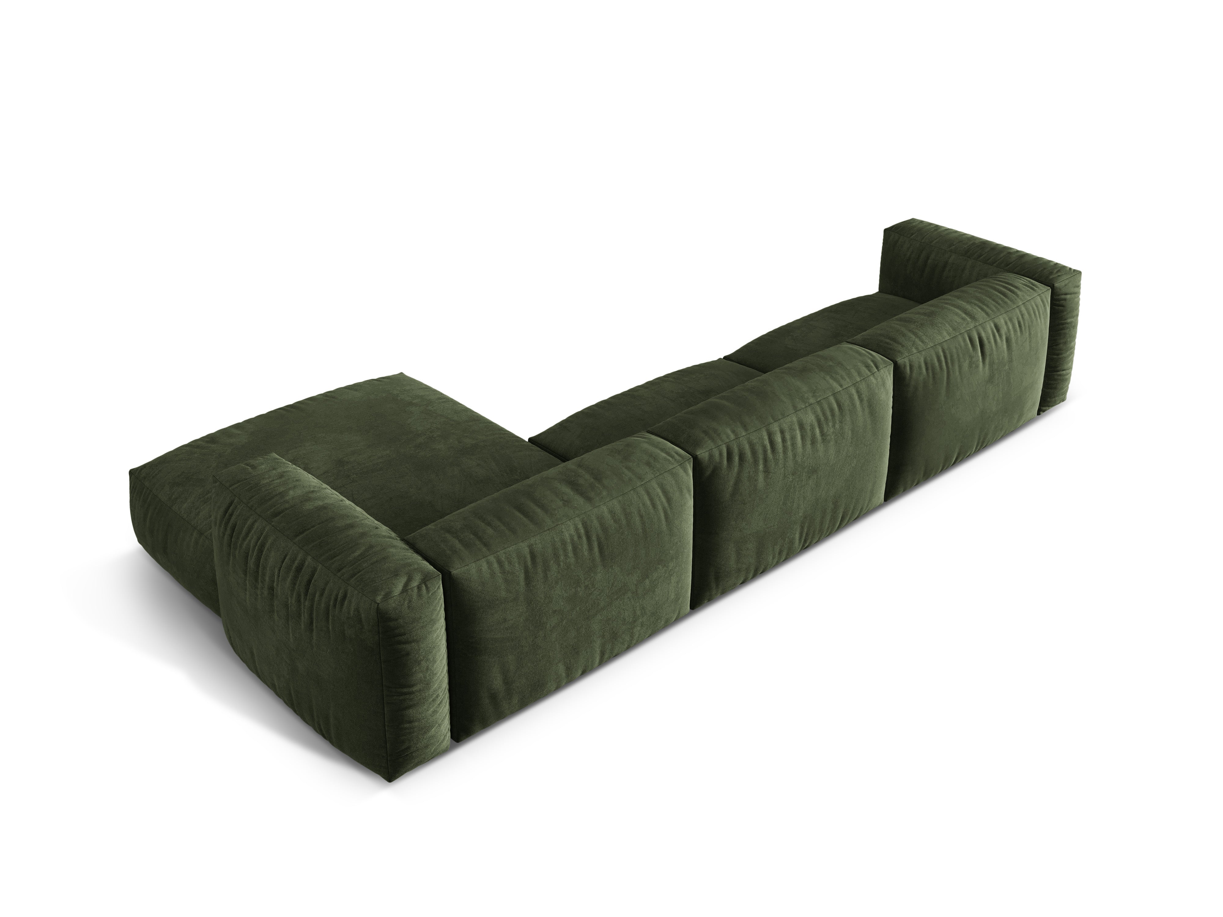 Ecksofa Martina, 330x176cm, Material: Samt
