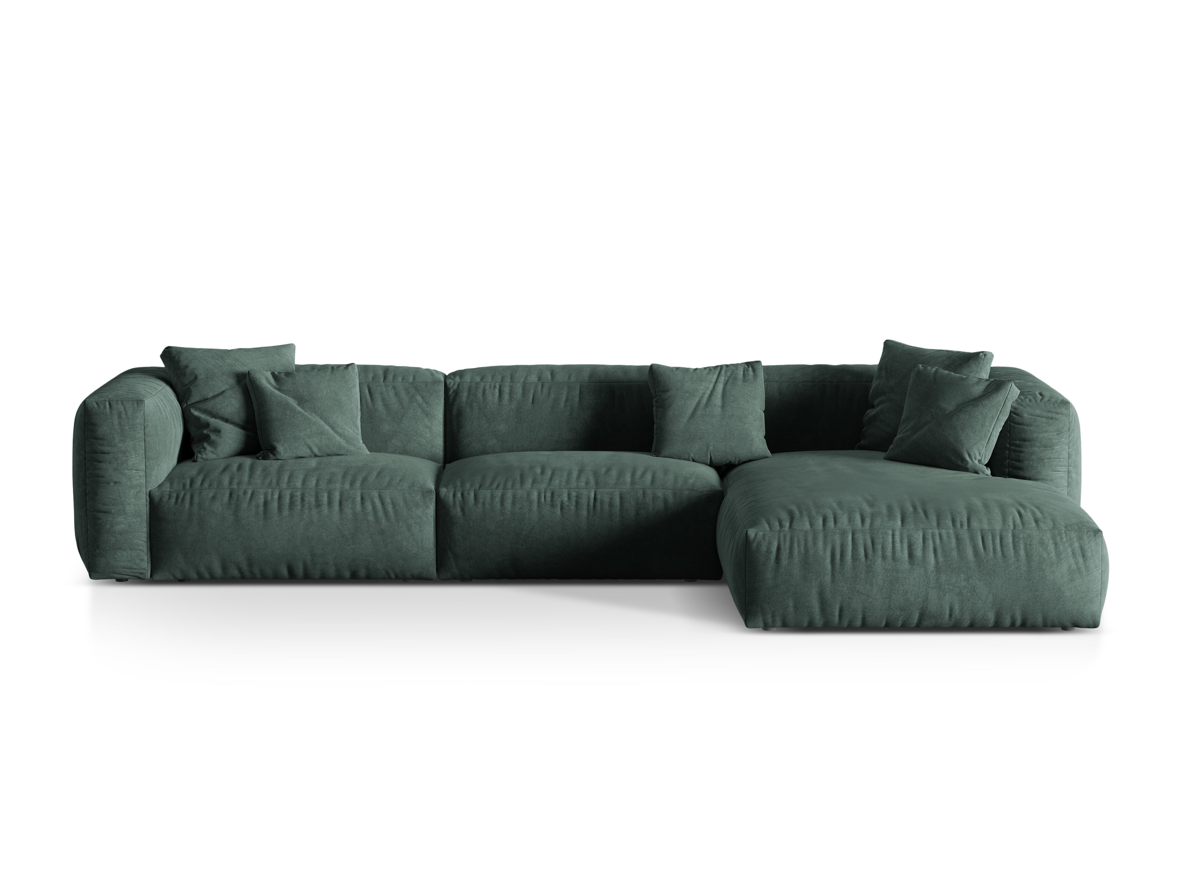Ecksofa Martina, 330x176cm, Material: Samt