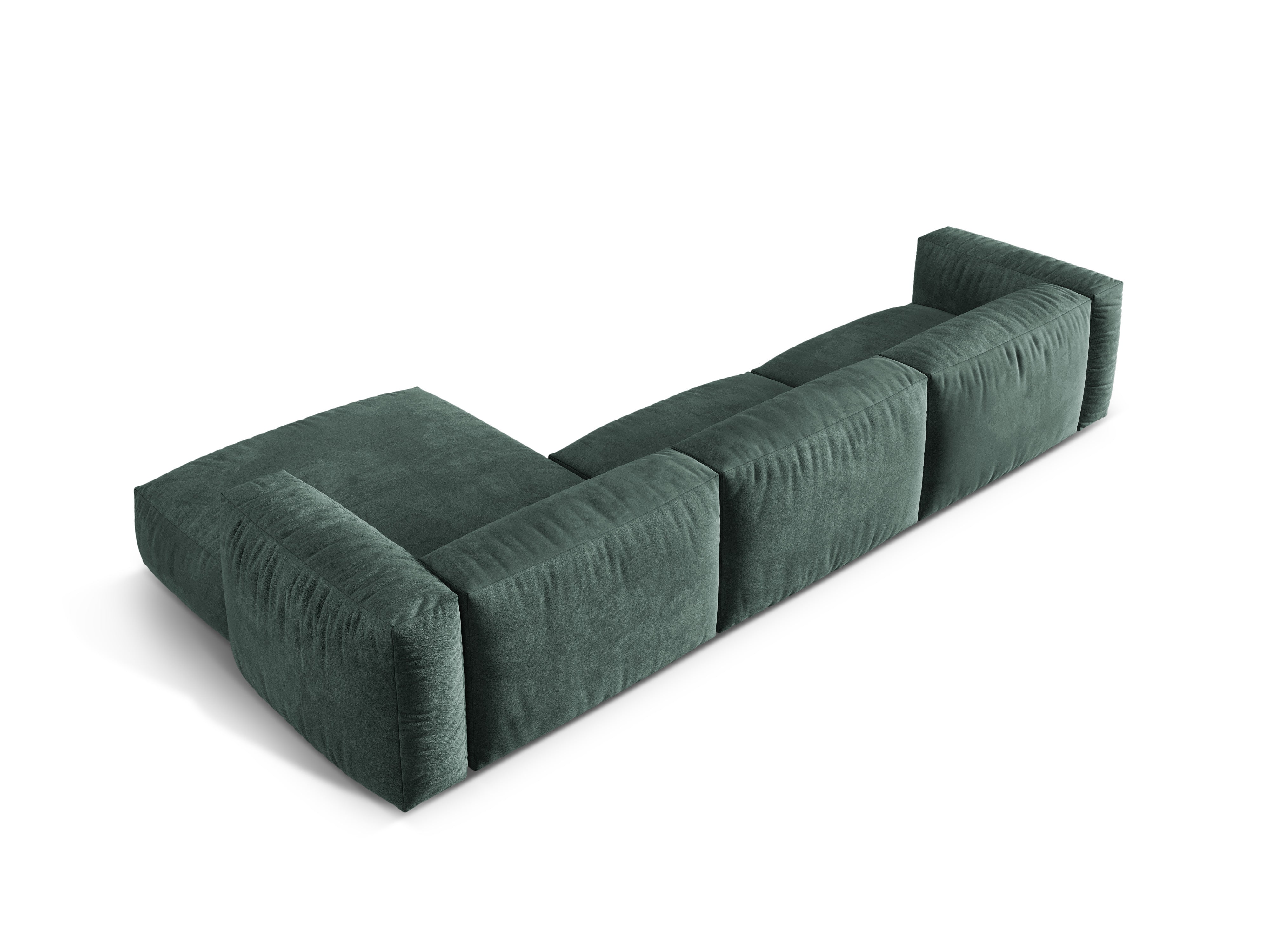 Ecksofa Martina, 330x176cm, Material: Samt