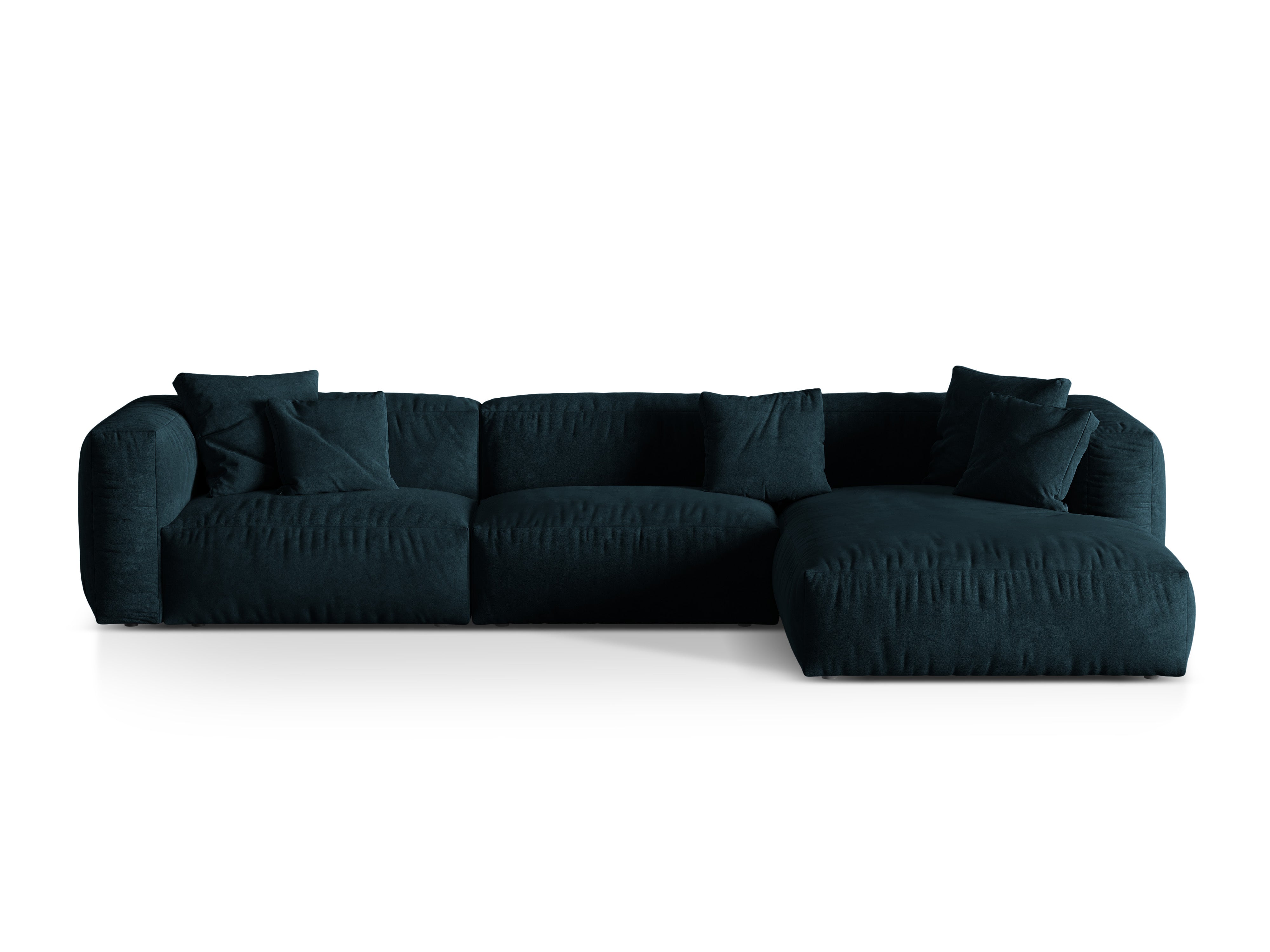 Ecksofa Martina, 330x176cm, Material: Samt