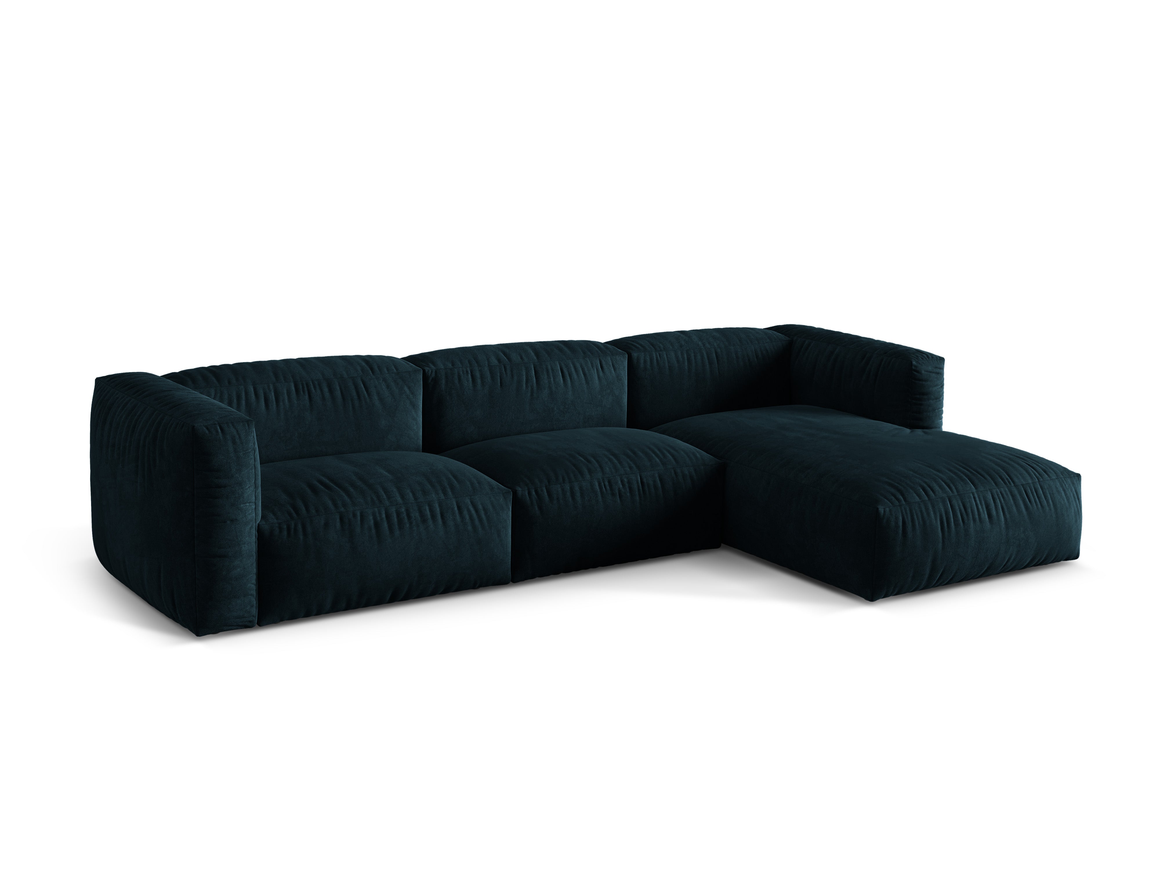 Ecksofa Martina, 330x176cm, Material: Samt
