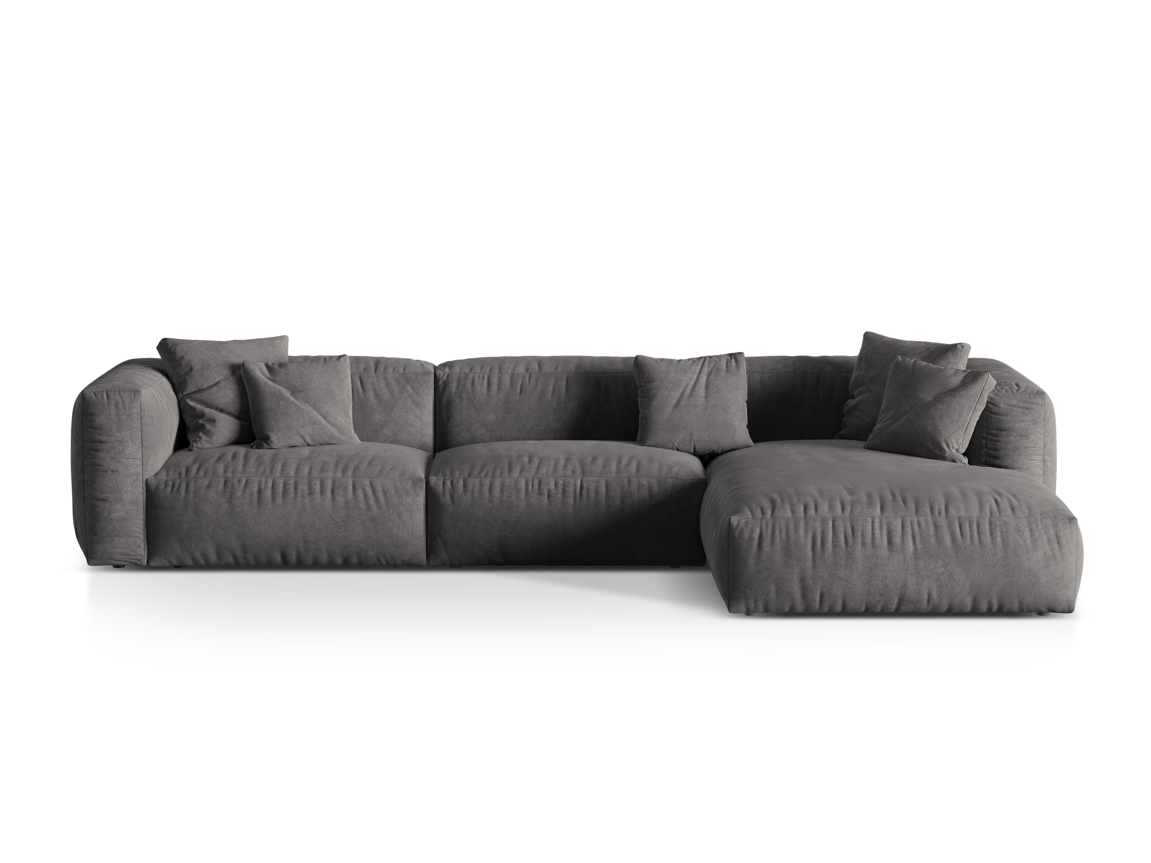 Ecksofa Martina, 330x176cm, Material: Samt
