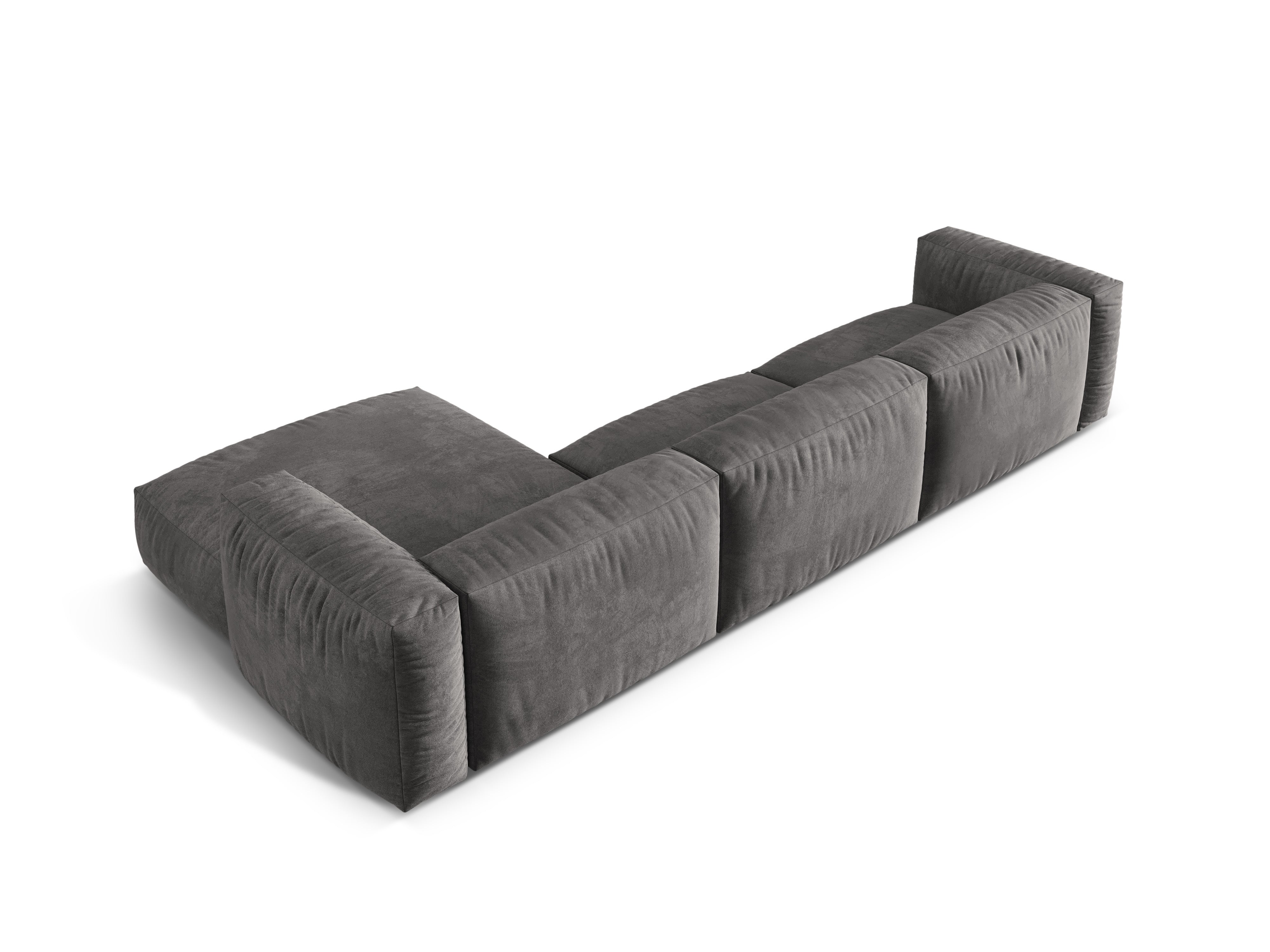 Ecksofa Martina, 330x176cm, Material: Samt
