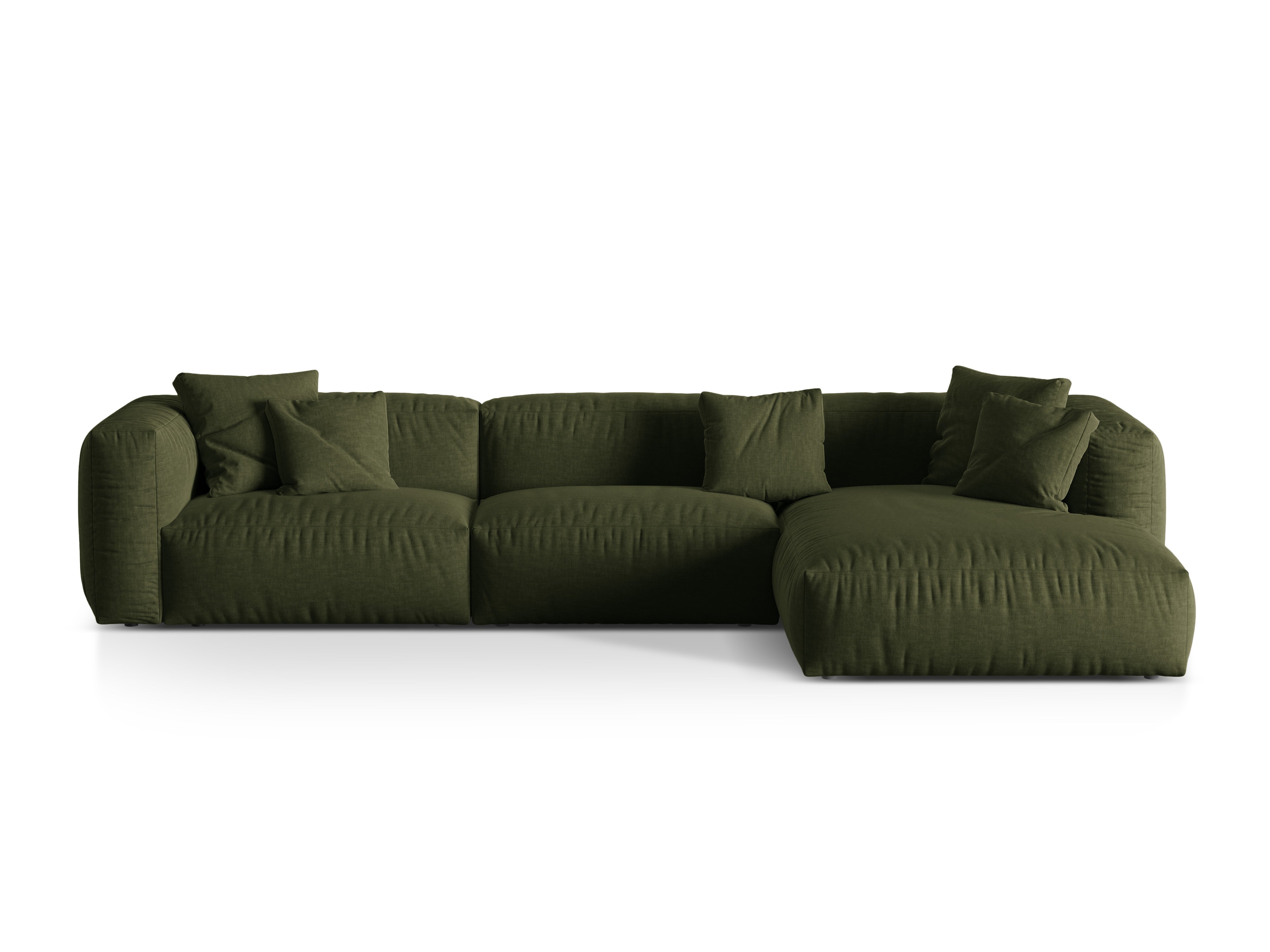 Ecksofa Martin, 330x176cm, Material: Strukturstoff